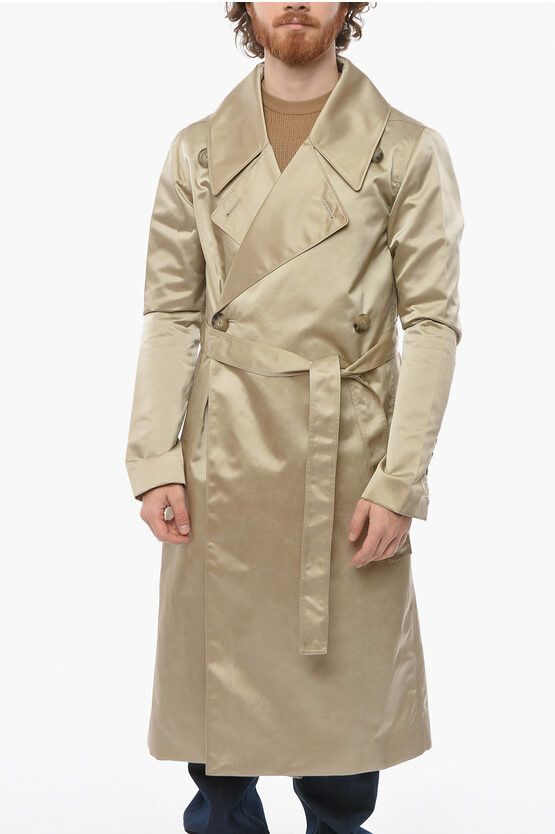 Rick Owens o1y0325 Coat in Beige Size US M / EU 48-50 / 2 - 1 Thumbnail