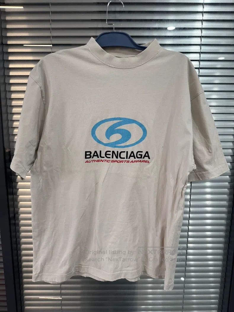 Balenciaga Balenciaga Logo printed loose short-sleeve T-shirt Size US S / EU 44-46 / 1 - 1 Thumbnail