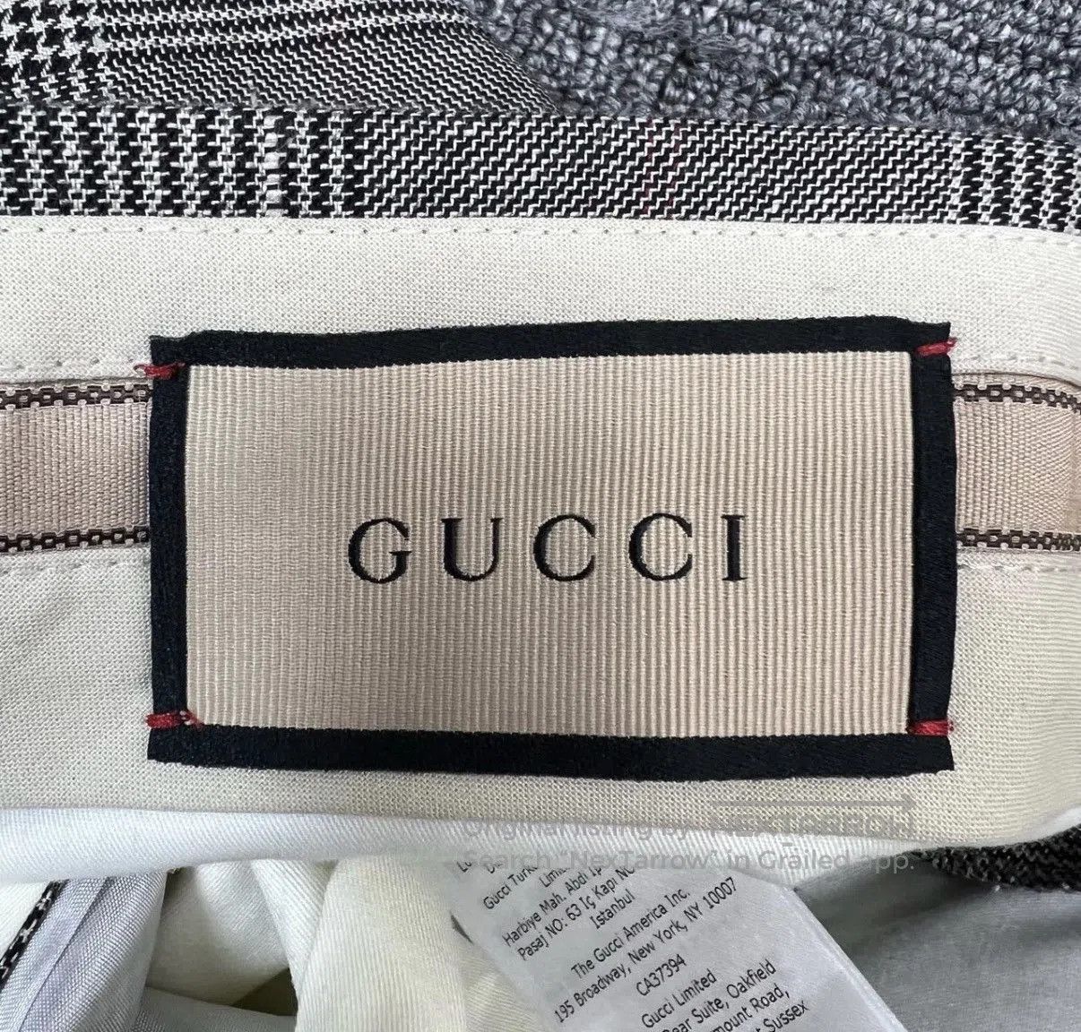 Gucci Beige Checkered Casual Pants Size 30. Size US 30 / EU 46 - 6 Thumbnail