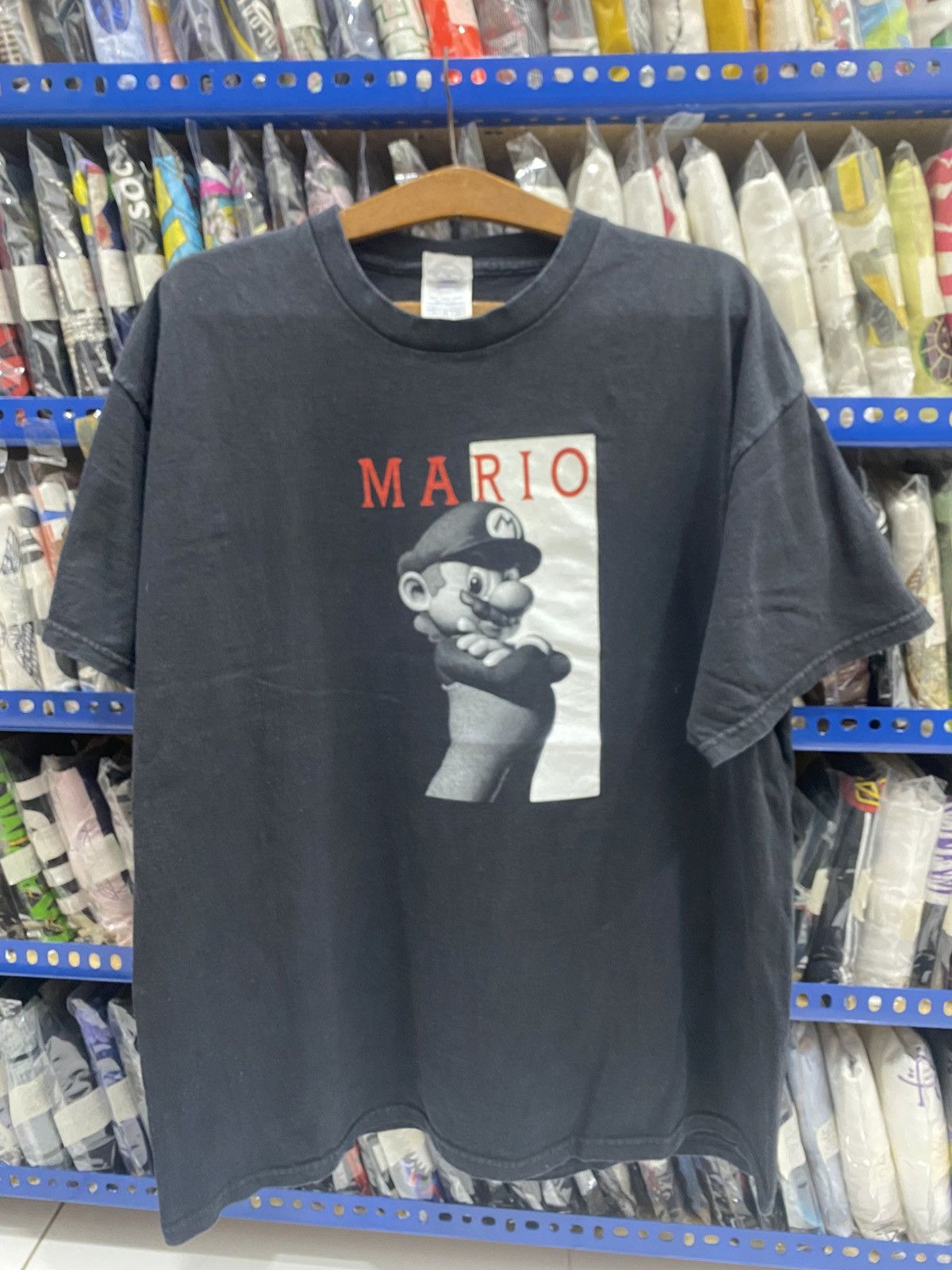 Cartoon Network SUPER MARIO VINTAGE TSHIRT Size US XL / EU 56 / 4 - 1 Thumbnail