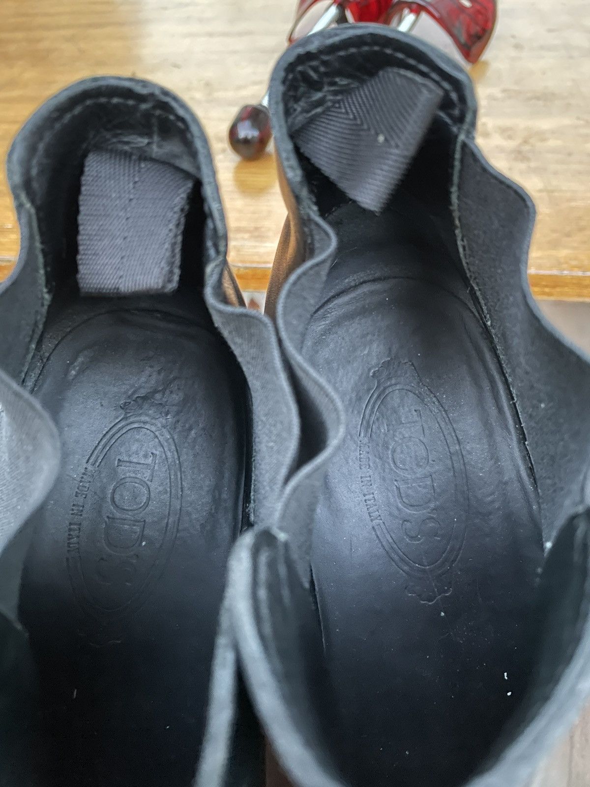 Tod's TOD's Avant Garde Black Leather Chelsea Boots Size US 9 / EU 42 - 9 Thumbnail