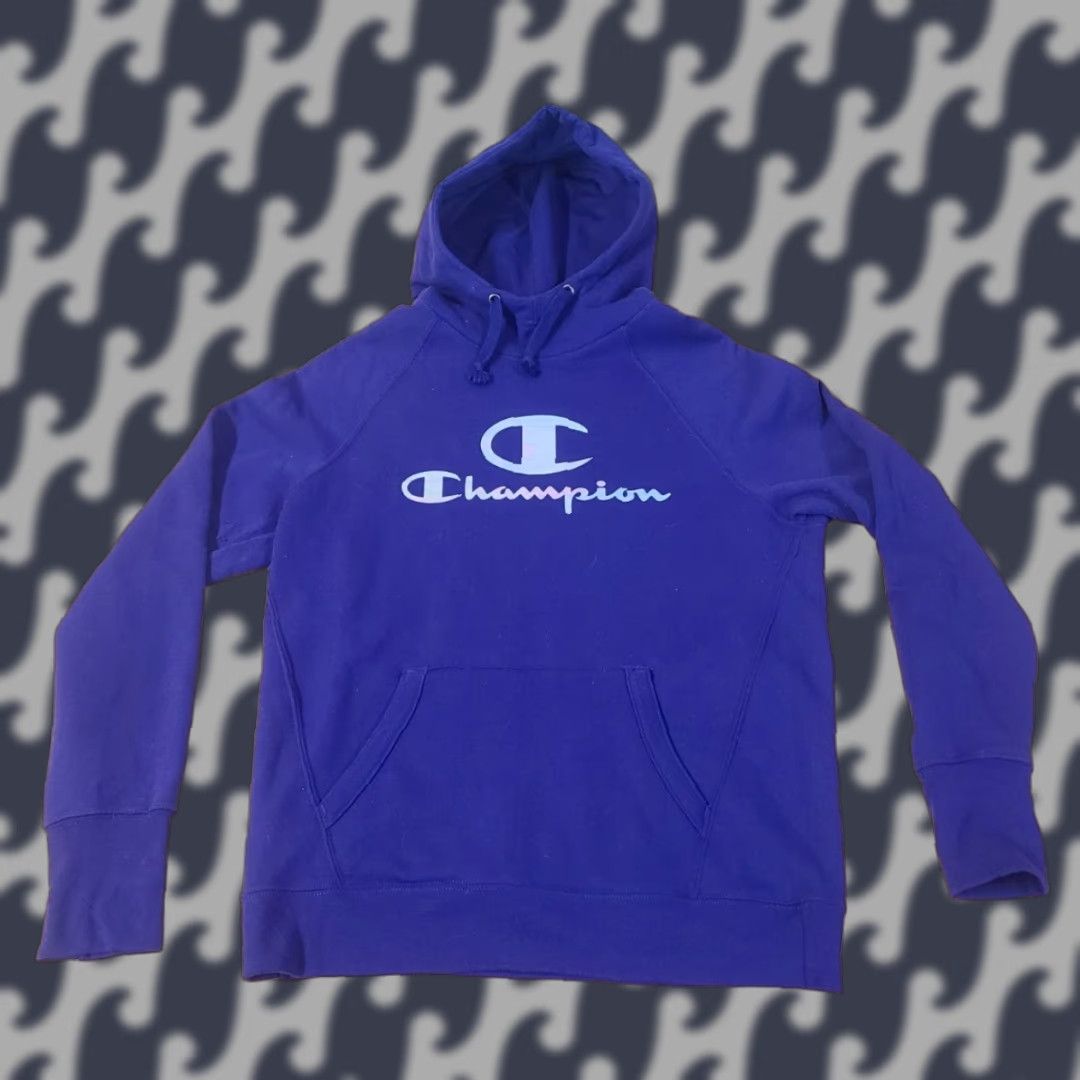 Champion Champion Womens Purple Long Sleeve Pullover Hoodie Sweatshirt Size Medium Size M / US 6-8 / IT 42-44 - 1 Thumbnail