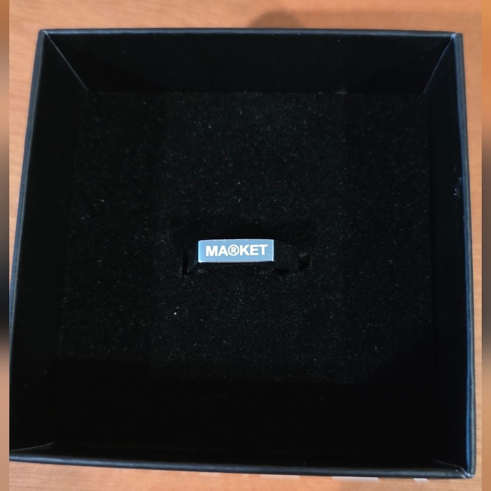 Market Chinatown Market Silver Bar Ring Size 10 Size ONE SIZE - 1 Thumbnail