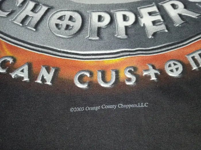 West Coast Choppers Vintage Orange County Choppers 2003 ODM T Shirt Y2K Size US XL / EU 56 / 4 - 5 Thumbnail