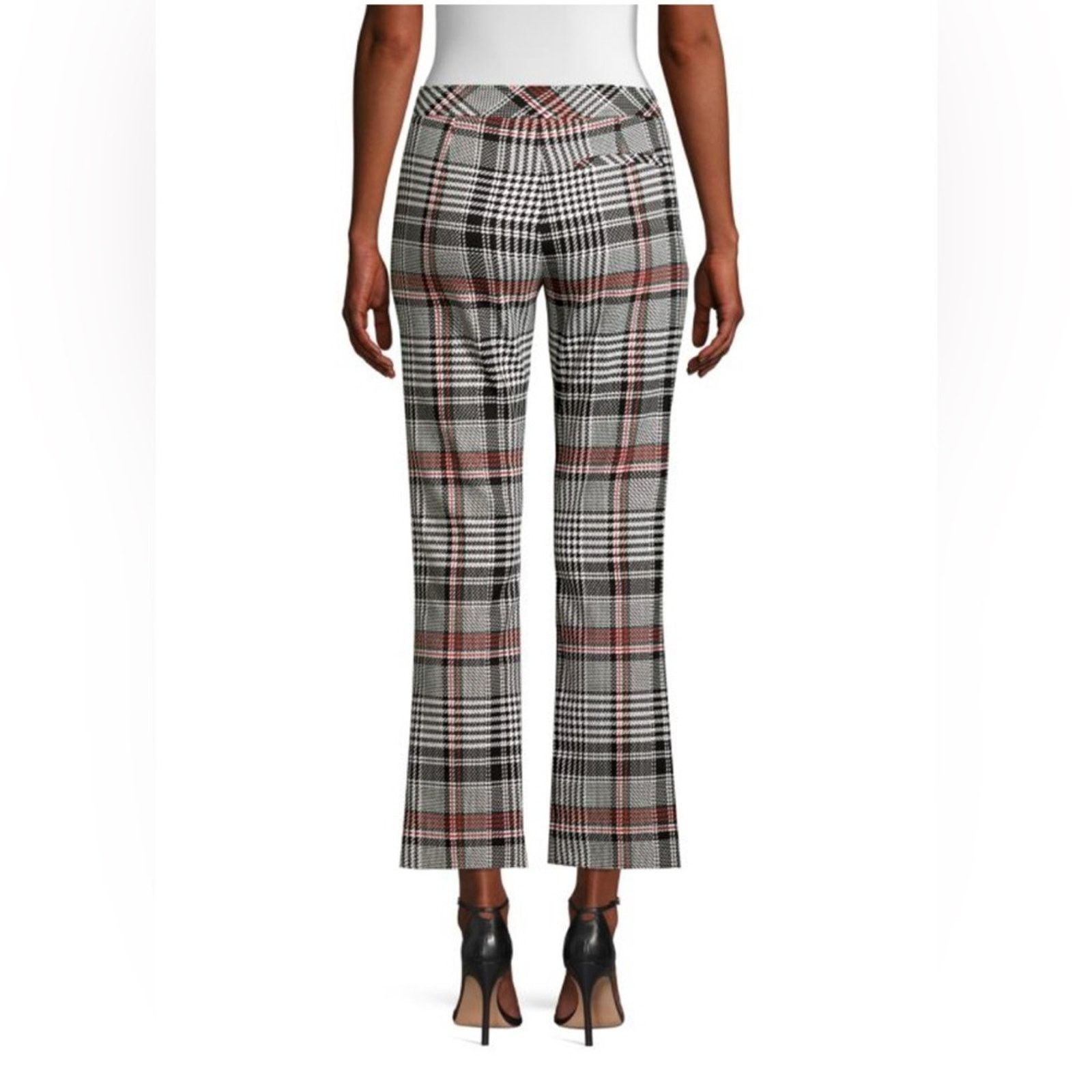 Trina Turk Nwt-TRINA TURK-Churchill Plaid Steph Hem Pants-Sz 0 Size 22" - 2 Thumbnail