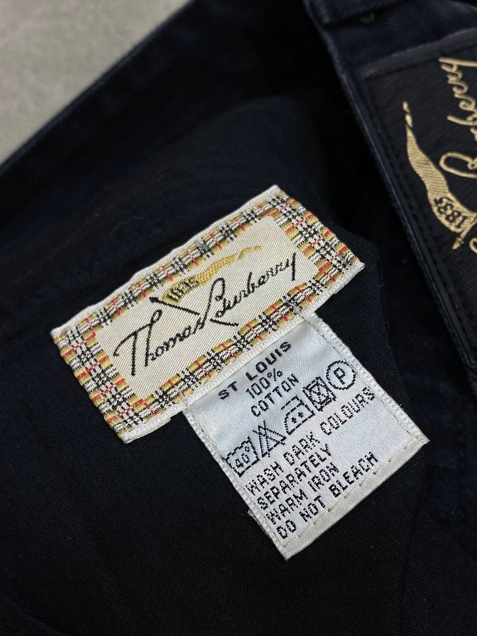 Burberry Vintage Thomas Burberry St Louis Denim Casual Pants Size US 32 / EU 48 - 16 Thumbnail