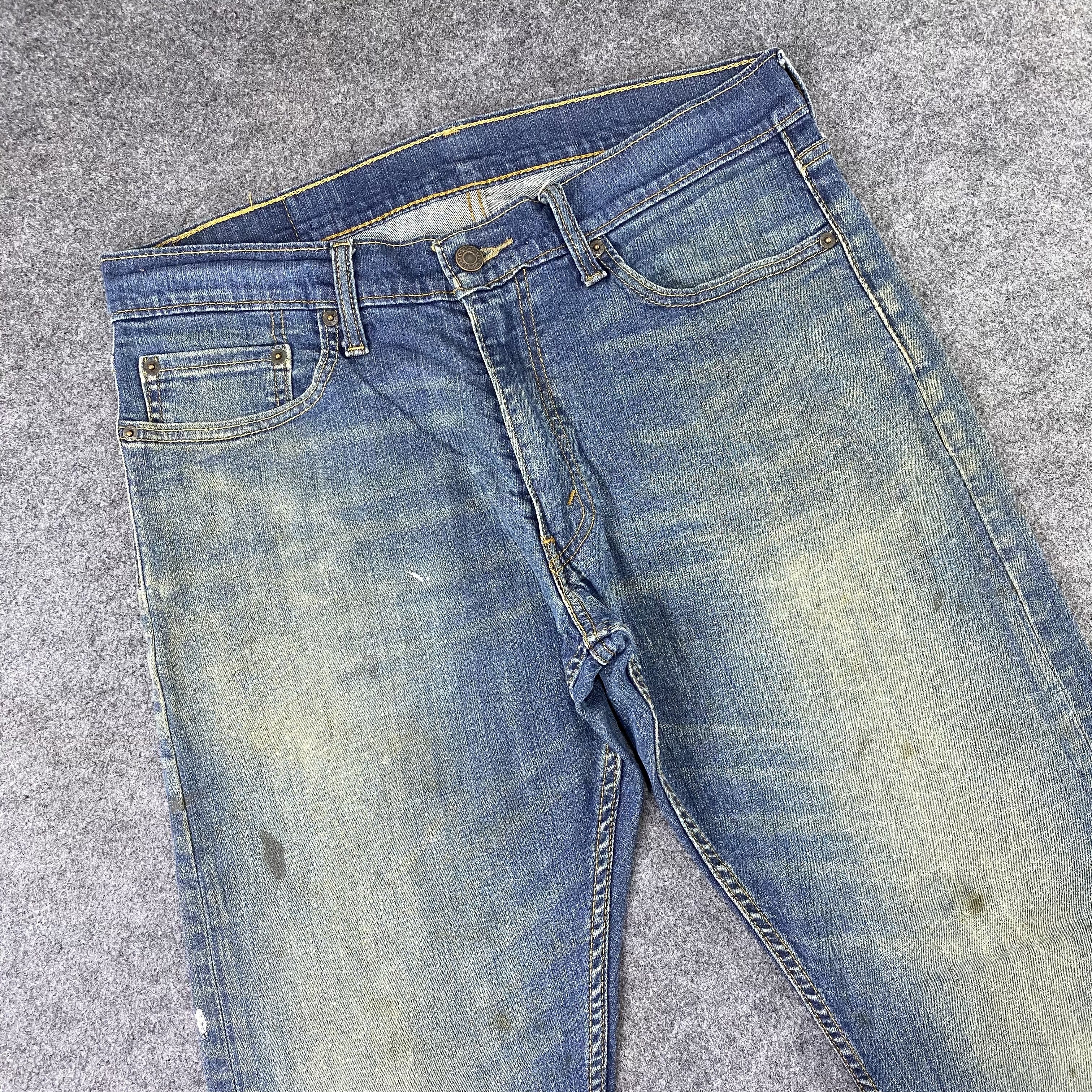 Jean × Levi's × Vintage Vintage Levis 514 Blue Wash Jeans-J1141 Size US 34 / EU 50 - 3 Thumbnail