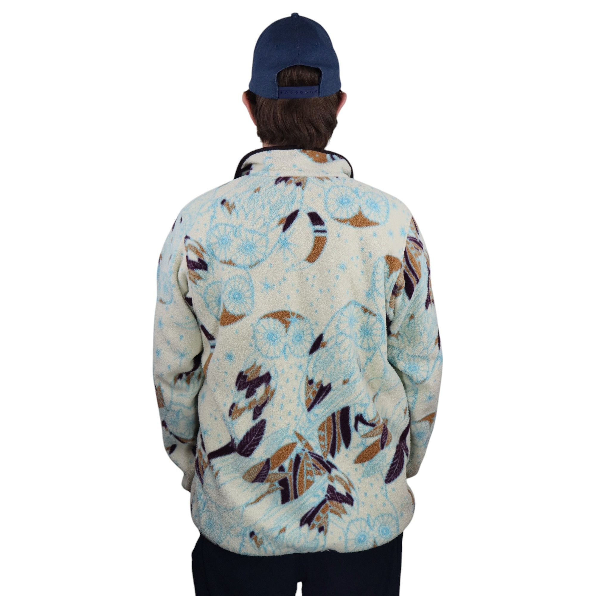 Patagonia × Vintage Patagonia Rare Owl Print All Over Fleece Snap-T Pullover Size US L / EU 52-54 / 3 - 2 Thumbnail