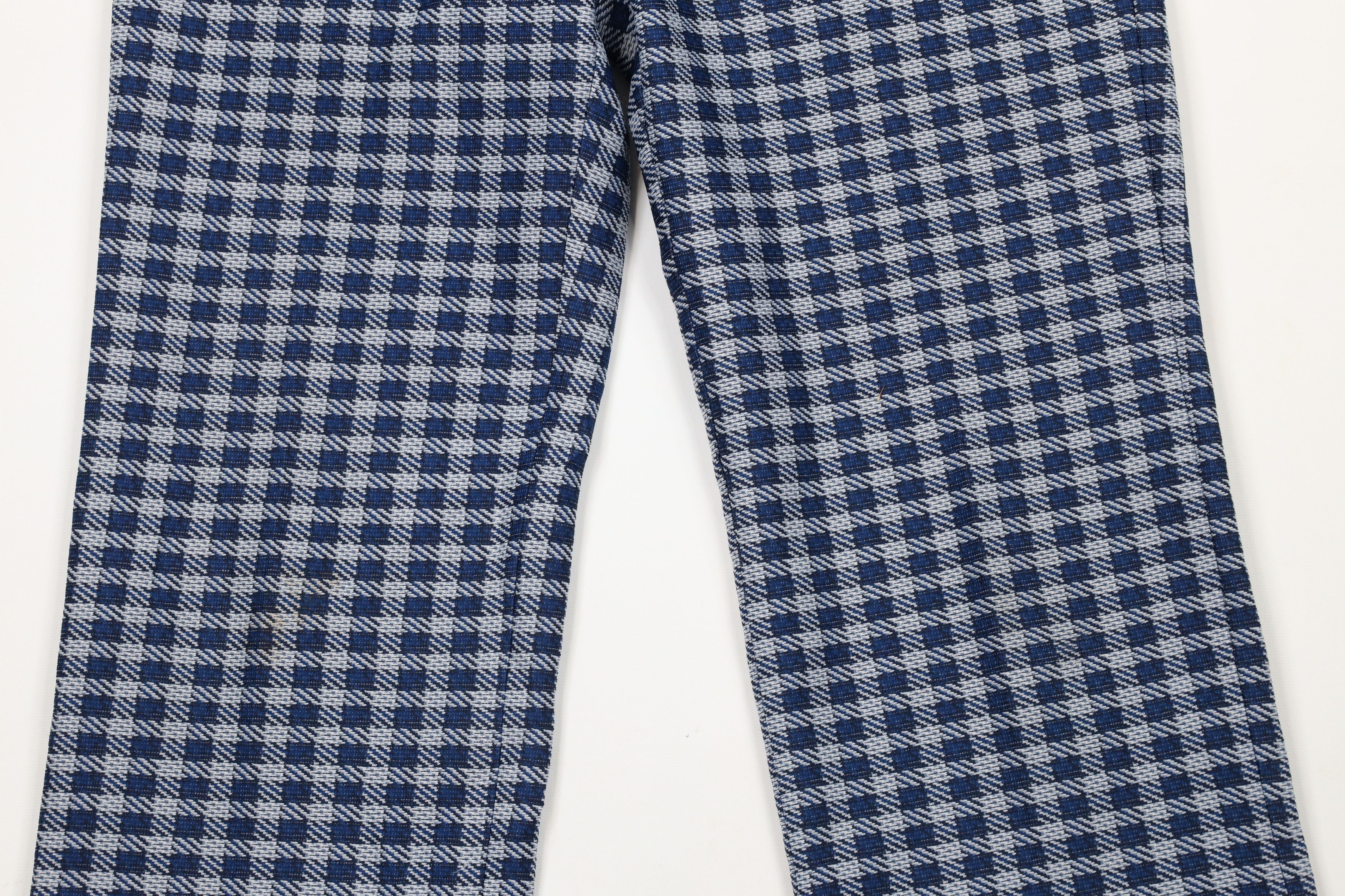 Vintage Vintage 60s 70s Streetwear Bell Bottoms Pants Plaid USA Size US 34 / EU 50 - 3 Thumbnail
