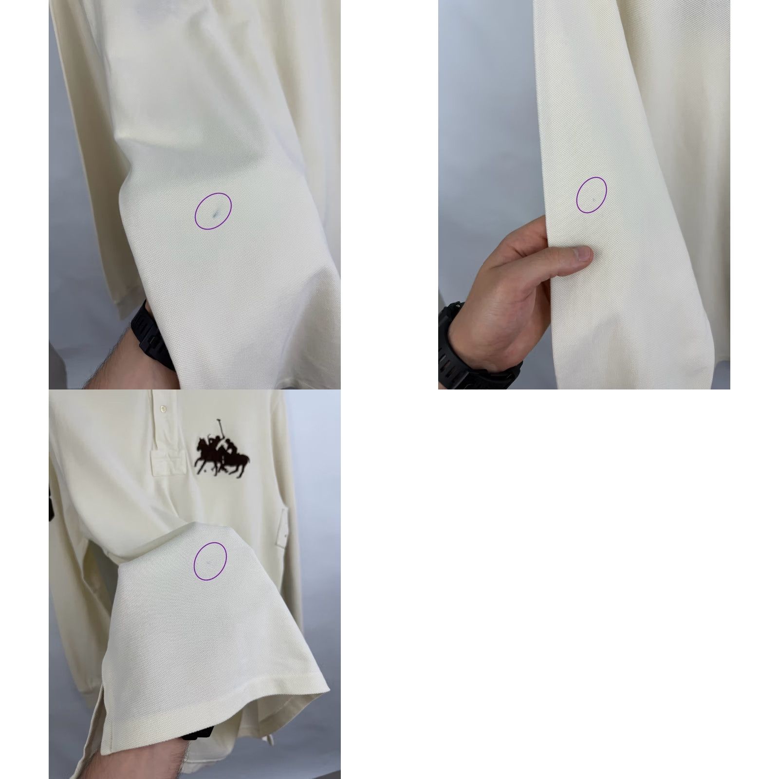 Polo Ralph Lauren VINTAGE Ralph Lauren Polo Long Sleeve Shirt Beige 90s Retro Mens L Size US L / EU 52-54 / 3 - 9 Thumbnail