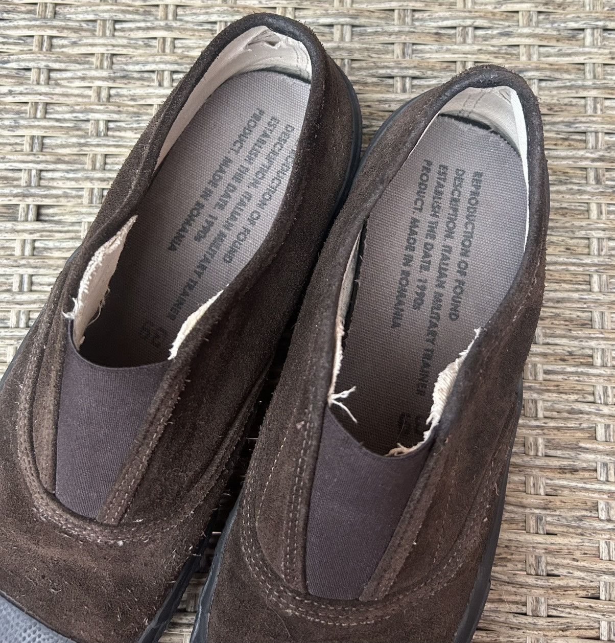 Reproduction of Found Reproduction Of Found Brown Suede Italian Military Trainer Size US 6.5 / EU 39-40 - 8 Thumbnail