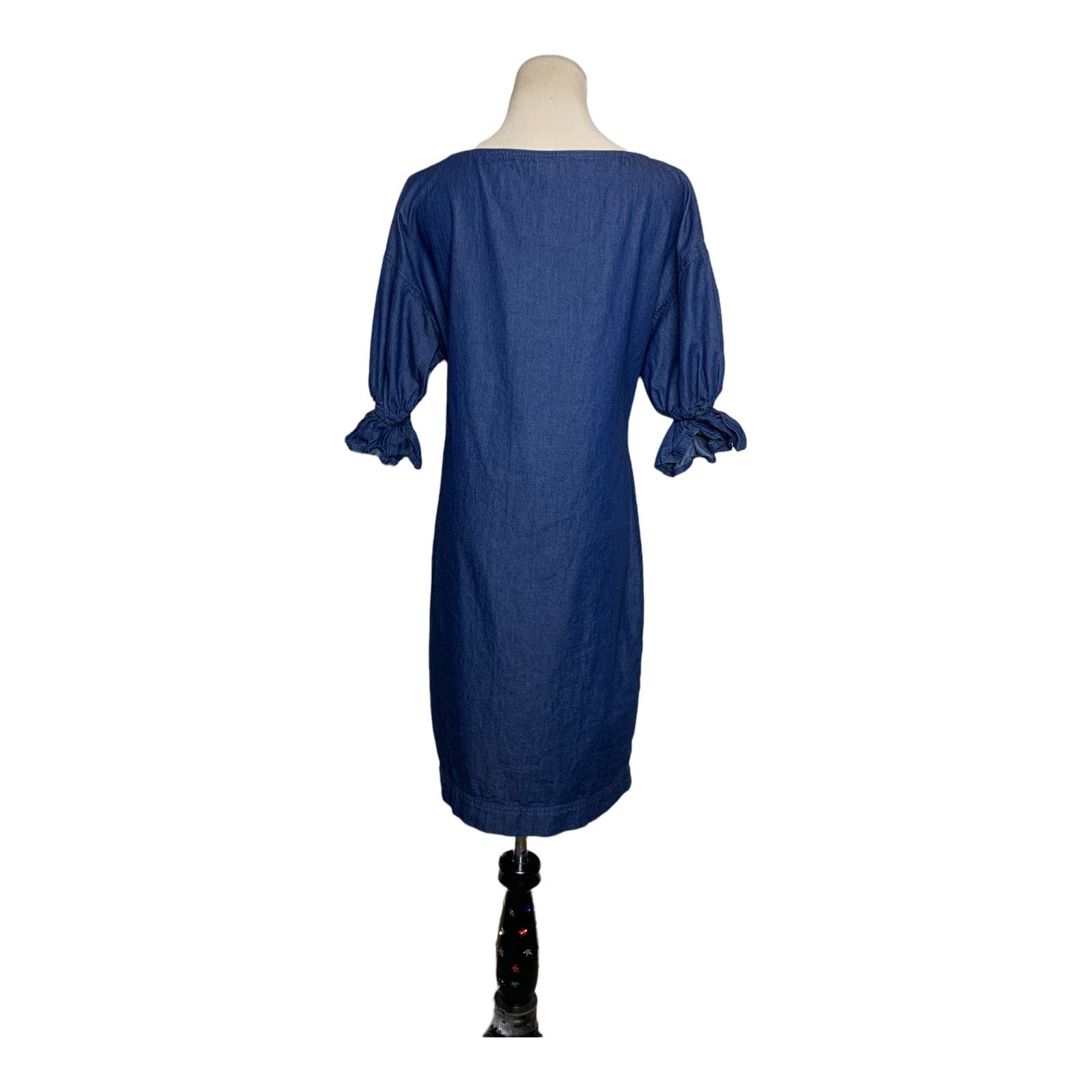 Chaps Chaps denim short sleeves mini dress size small Size S / US 4 / IT 40 - 2 Thumbnail