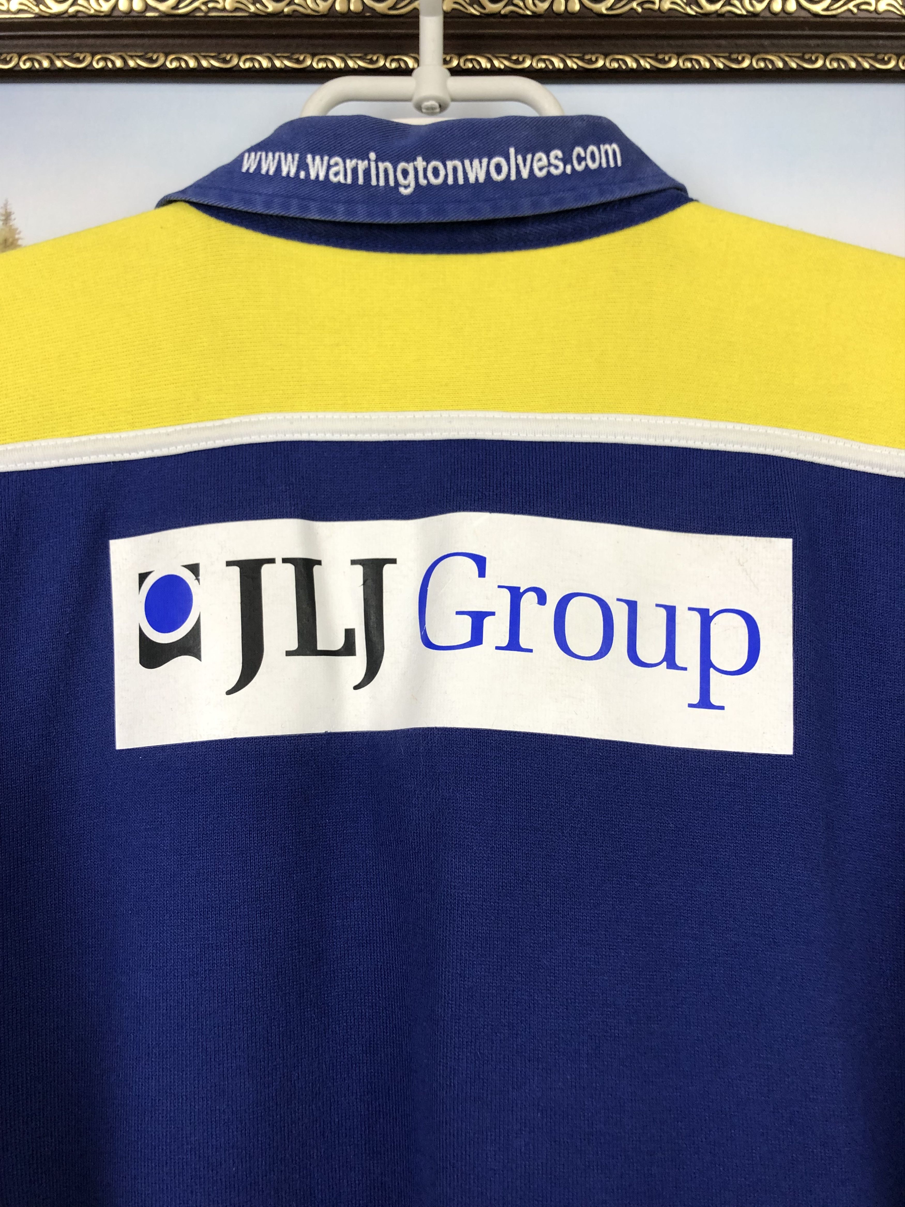 Canterbury of New Zealand Vintage 90's Canterbury Warrington Wolves Rugby Shirt Jersey Size US L / EU 52-54 / 3 - 9 Thumbnail