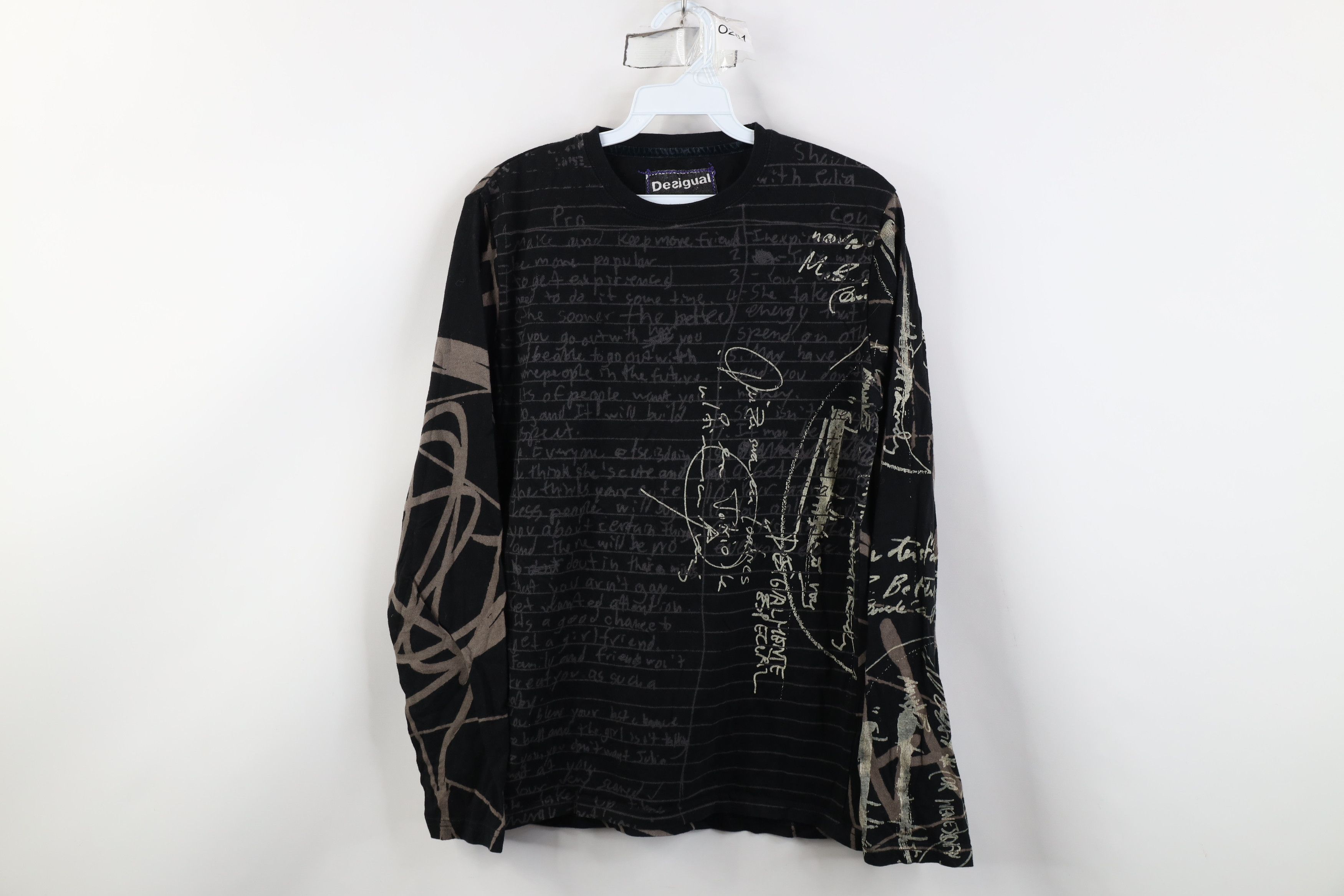 Desigual Vintage Desigual Babydoll Abstract Art Long Sleeve T-Shirt Size S / US 4 / IT 40 - 1 Thumbnail