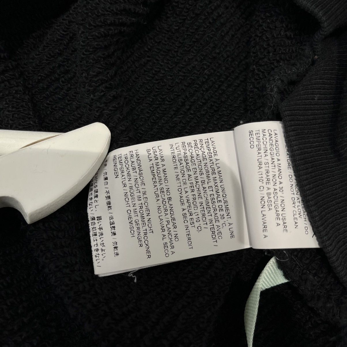 Off-White Off-White Crop Top Hoodie Black Size M / US 6-8 / IT 42-44 - 9 Thumbnail