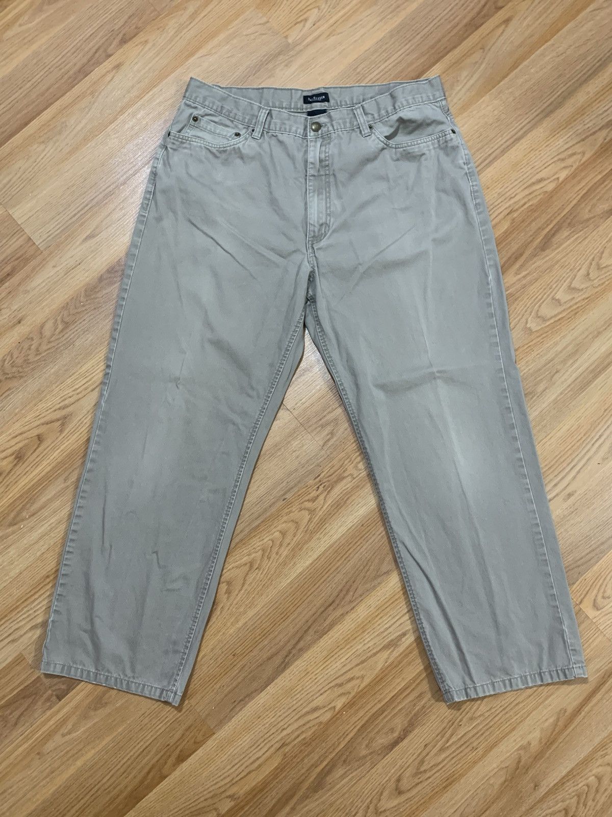 Van Heusen × Vintage 36x29 - Van Heusen 5-Pocket Flat Front Baggy Fit Faded Jean Size US 36 / EU 52 - 1 Thumbnail