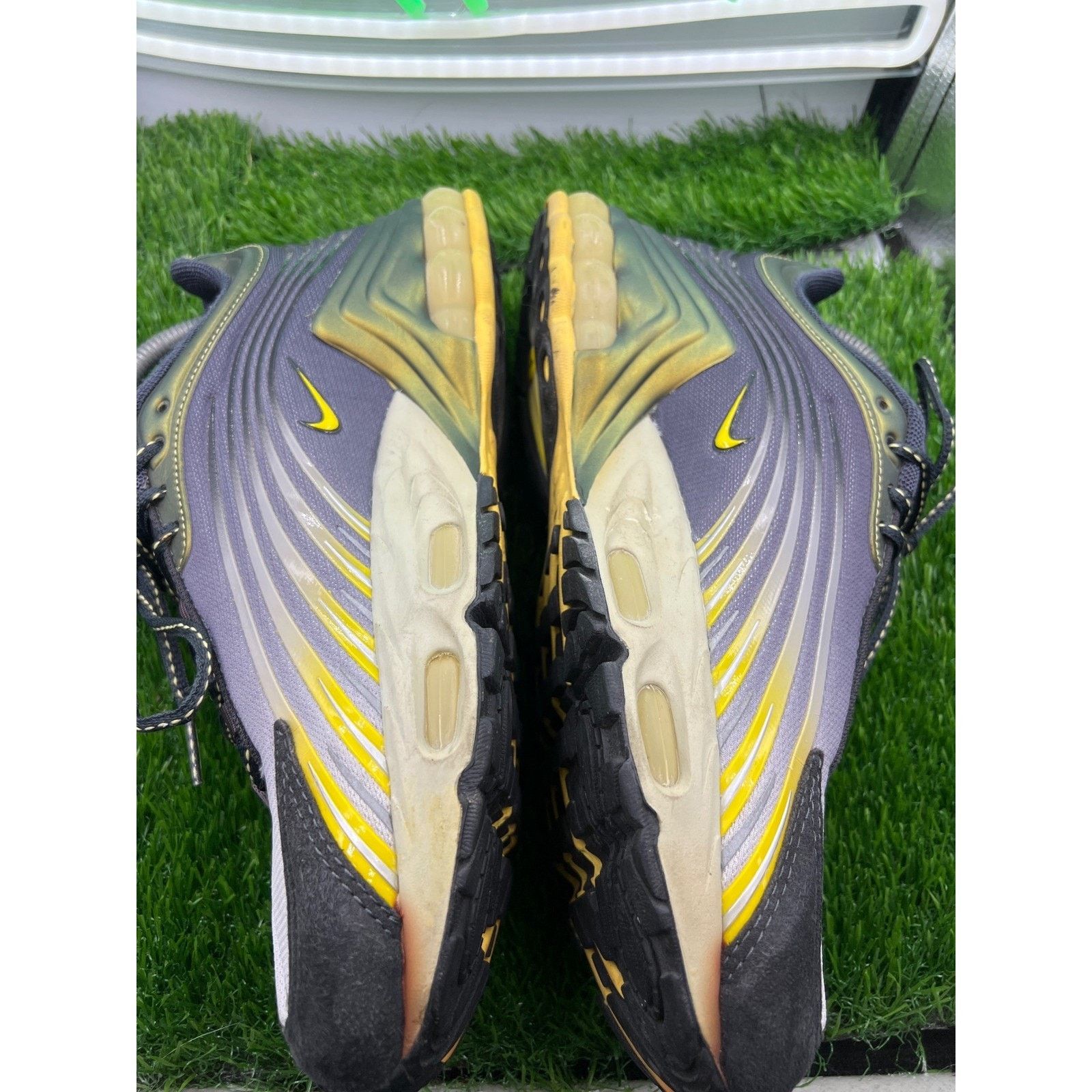 Nike Nike Air Max Plus 2 Grey Olive Yellow Mens Size 9 Low Tops Size US 9 / EU 42 - 3 Thumbnail