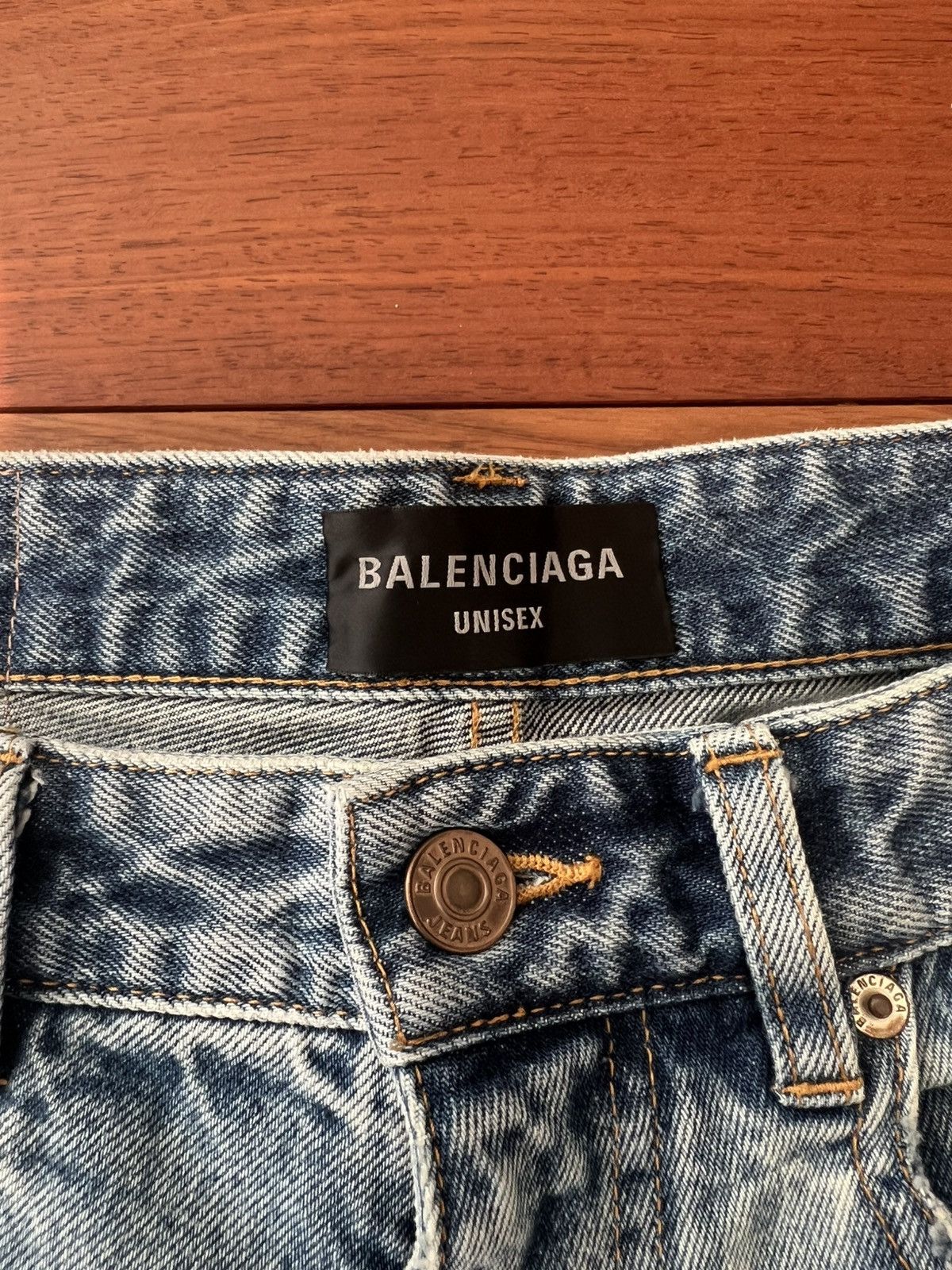 Balenciaga Balenciaga Skater Denim Shorts Size US 32 / EU 48 - 3 Thumbnail