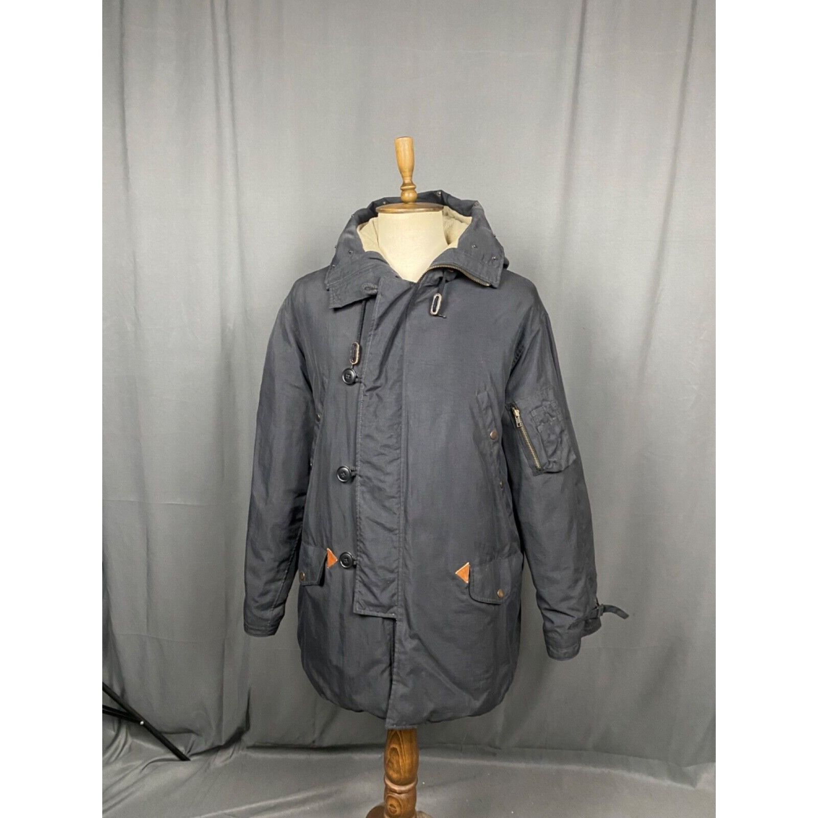 Polo Ralph Lauren Polo Ralph Lauren VTG Men's Blue Nylon Winter Insulated N-3B Size US L / EU 52-54 / 3 - 4 Thumbnail
