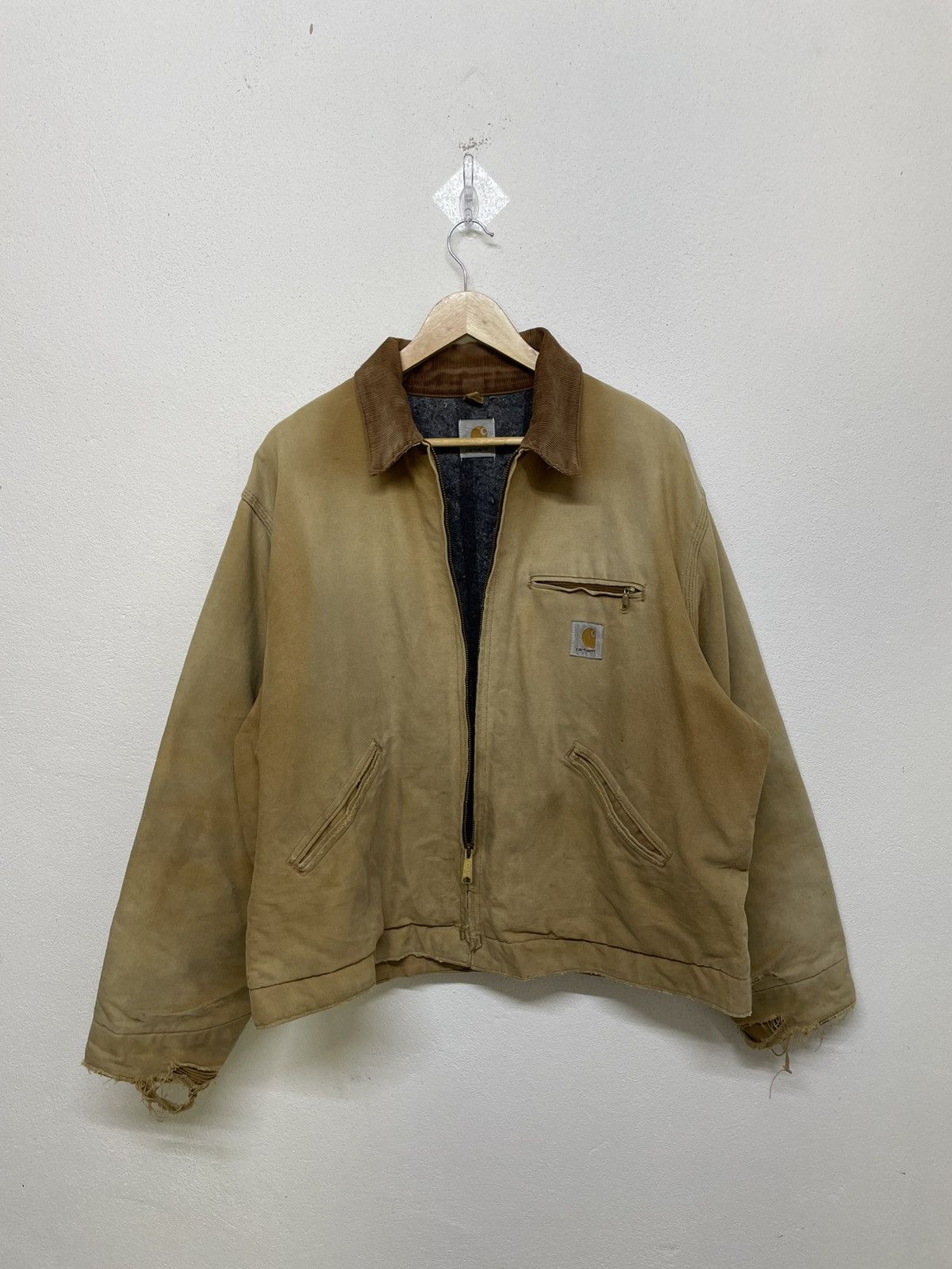 Carhartt Vintage Carhartt Detroit J01 Blanked Lined 6BLJ Jacket Usa Size US XL / EU 56 / 4 - 7 Thumbnail