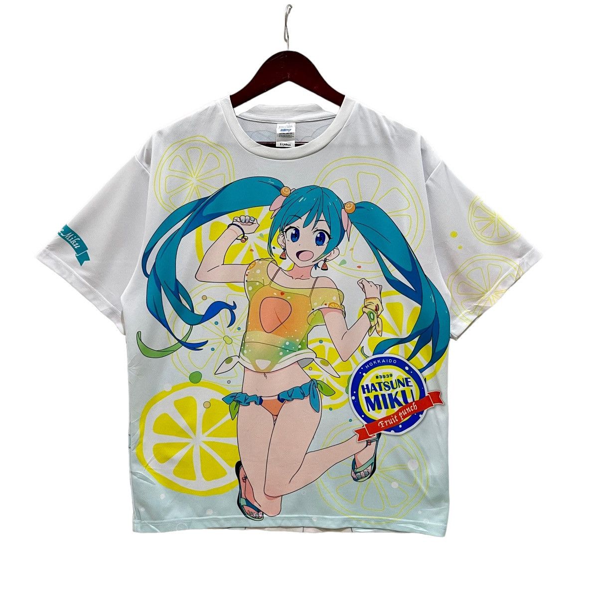 Anime Rare Japanese Anime Hatsune Miku Fruit Punch T-Shirt Size US XL / EU 56 / 4 - 2 Thumbnail