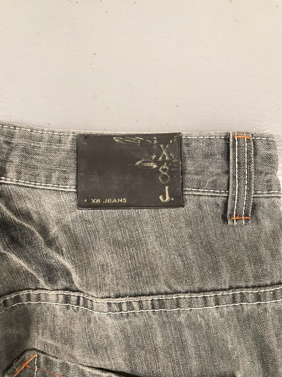 JNCO × Southpole × Vintage Crazy vintage X8 jeans sword 🗡️ embroidered denim Size US 35 - 13 Thumbnail