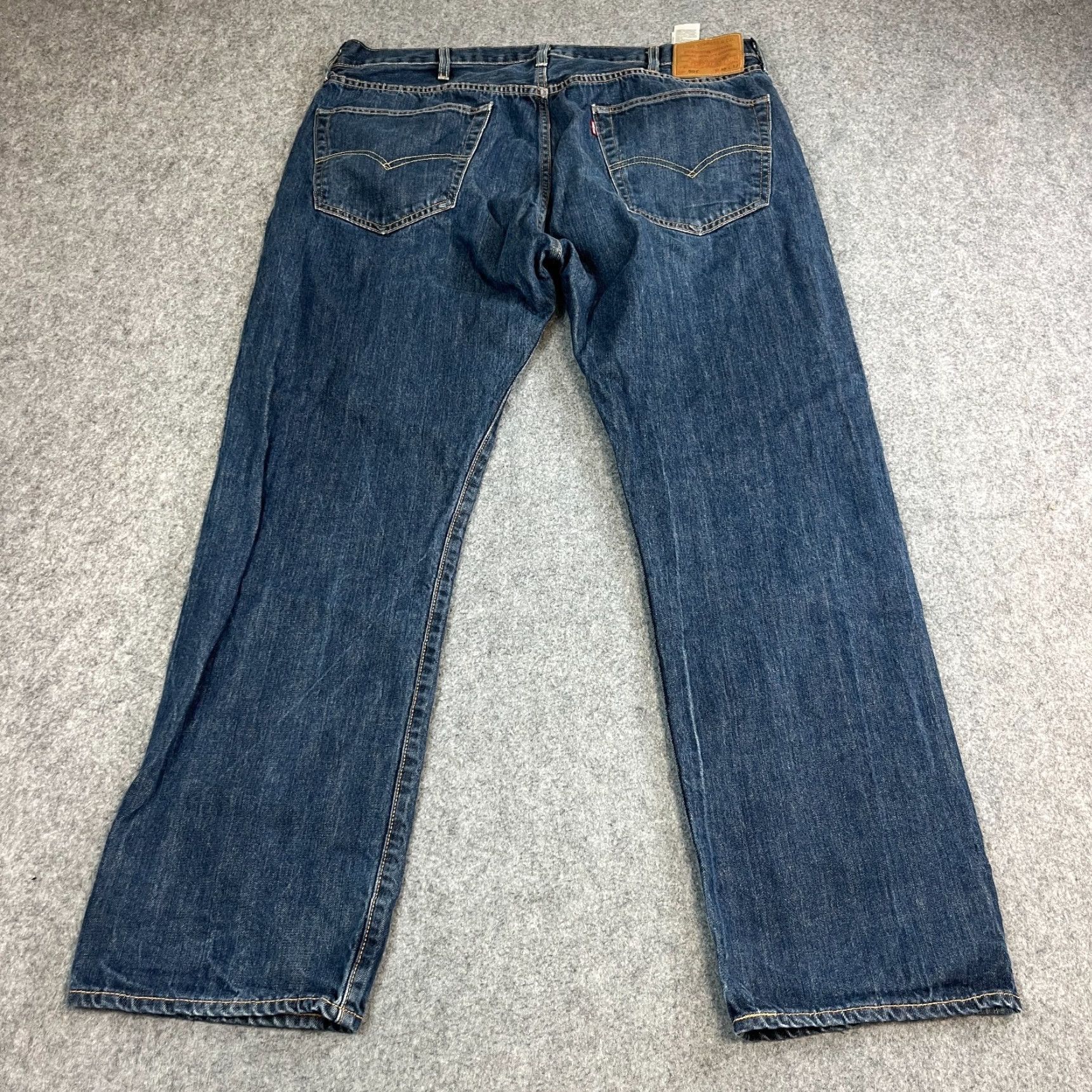 Levi's Levi's 501 Jeans Straight 40 Mens Denim Dark Blue Cotton Button Fly 5-Pocket Size US 40 / EU 56 - 2 Thumbnail