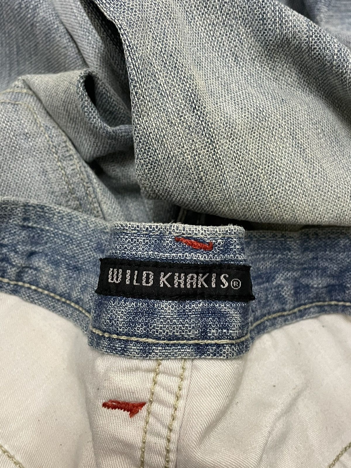 Japanese Brand VINTAGE WILD KHAKIS JAPAN DESIGNER 90S RETRO ARTISANAL DENIM Size US 30 / EU 46 - 17 Thumbnail