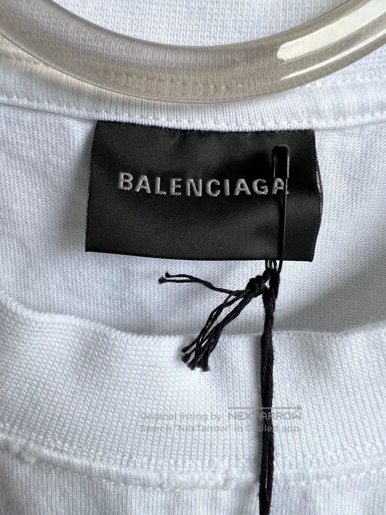 Balenciaga Balenciaga Letter Print Round Neck Short Sleeve T-Shirt Size US S / EU 44-46 / 1 - 3 Thumbnail