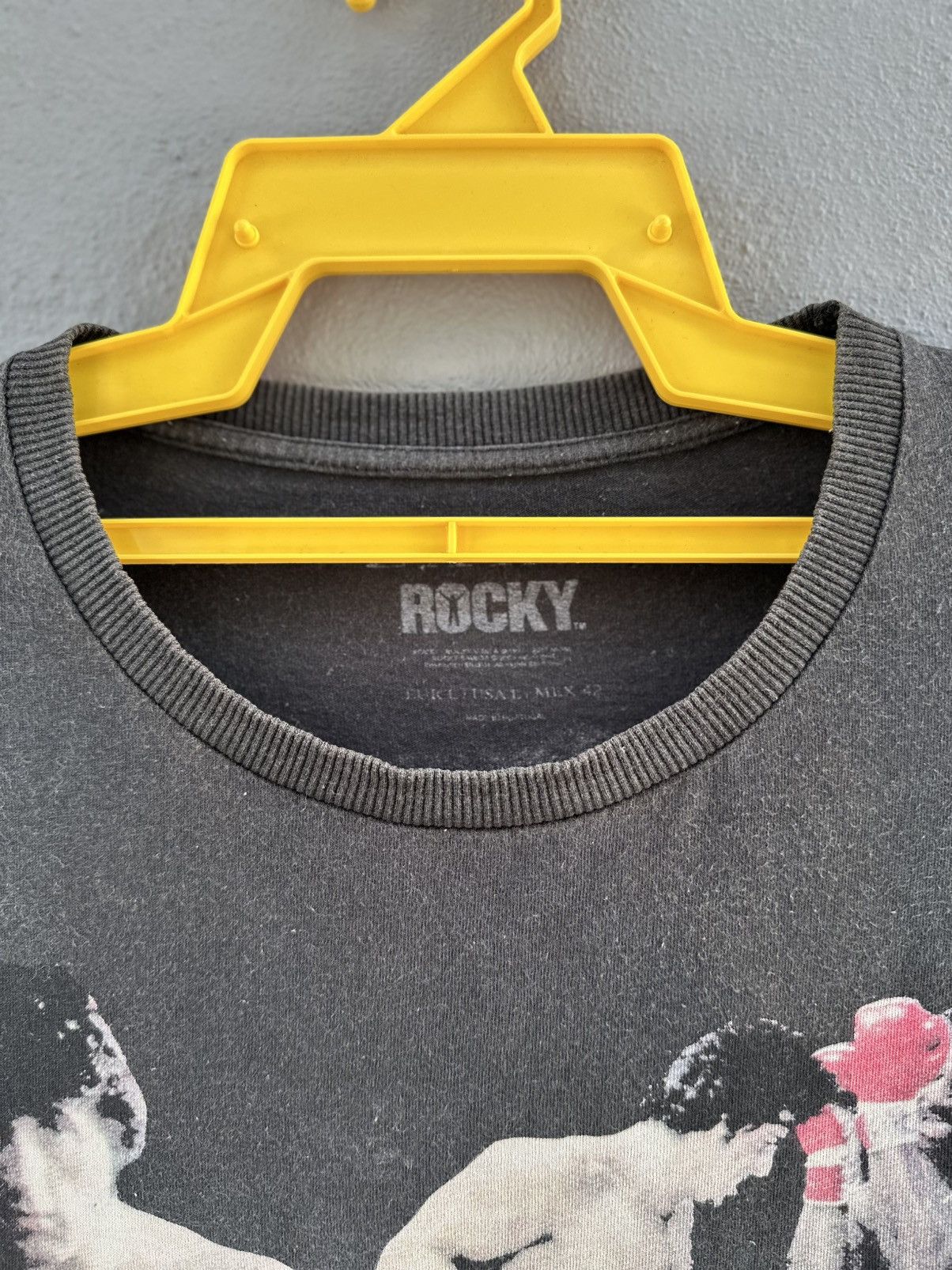 Rap Tees Thrashed Rocky Balboa Film Zara Faded Tee Size US L / EU 52-54 / 3 - 6 Thumbnail