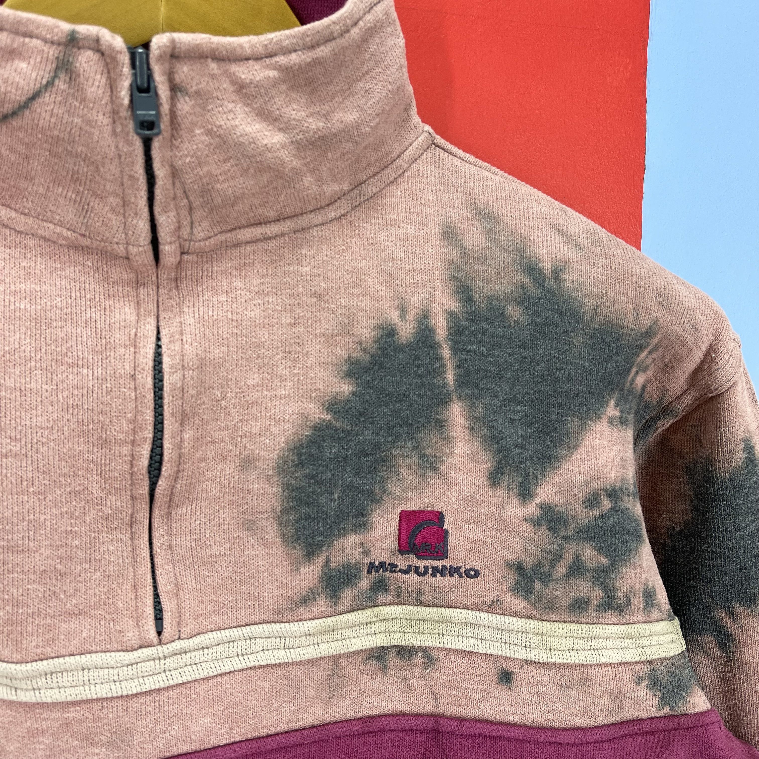 Mr. Junko MR JUNKO JUNKO KOSHINO Crop Sweatshirt Acid Wash #1267/AR Size S / US 4 / IT 40 - 3 Thumbnail