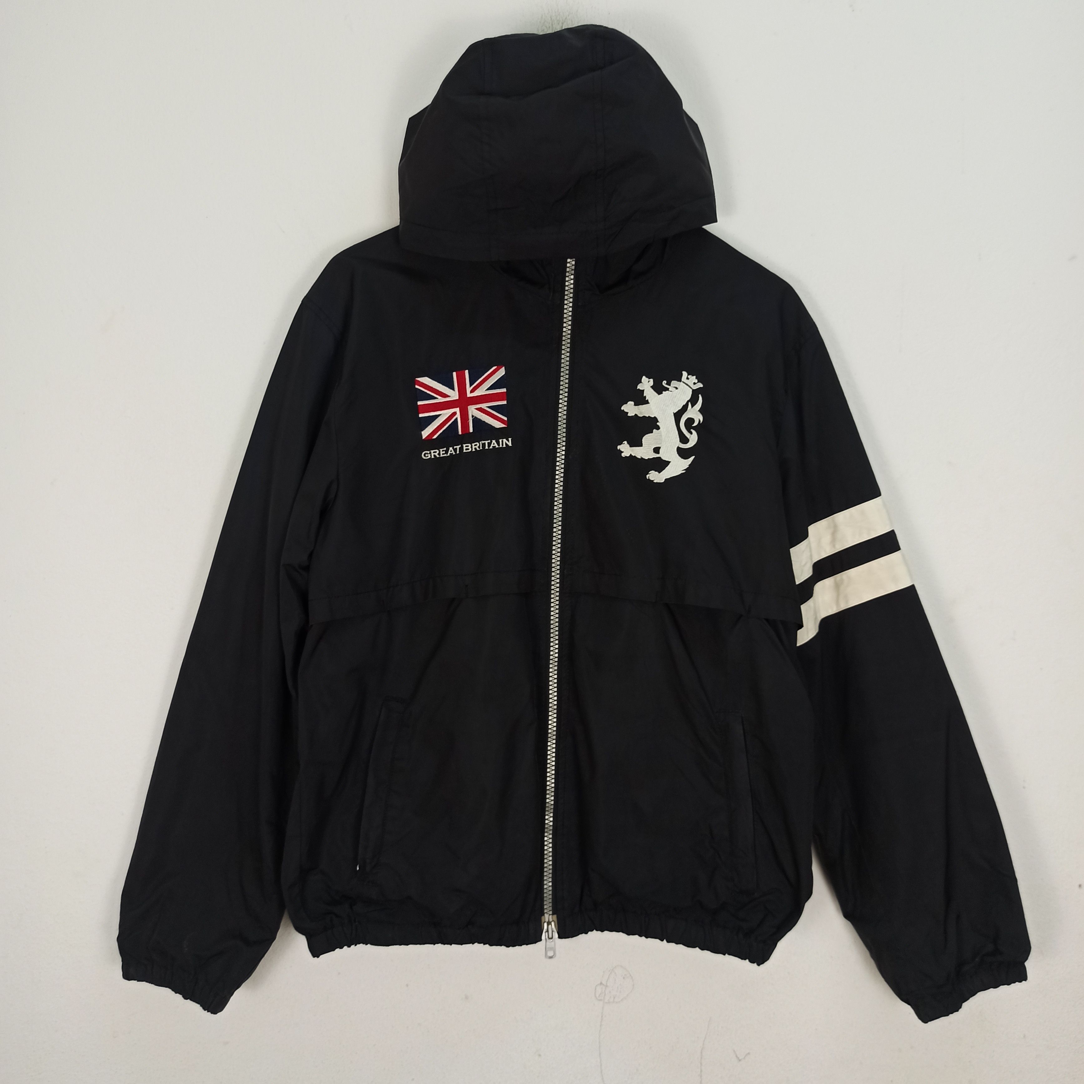 Japanese Brand Rare Admiral Golf Jacket Great Britain Logo Size US L / EU 52-54 / 3 - 1 Thumbnail