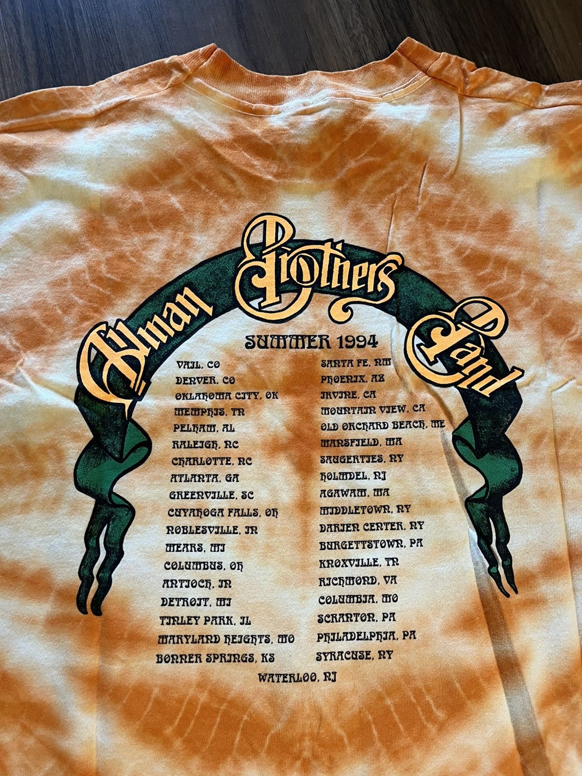 Band Tees Vintage 1994 Allman Brothers Band Concert T-shirt XL Size US XL / EU 56 / 4 - 4 Thumbnail