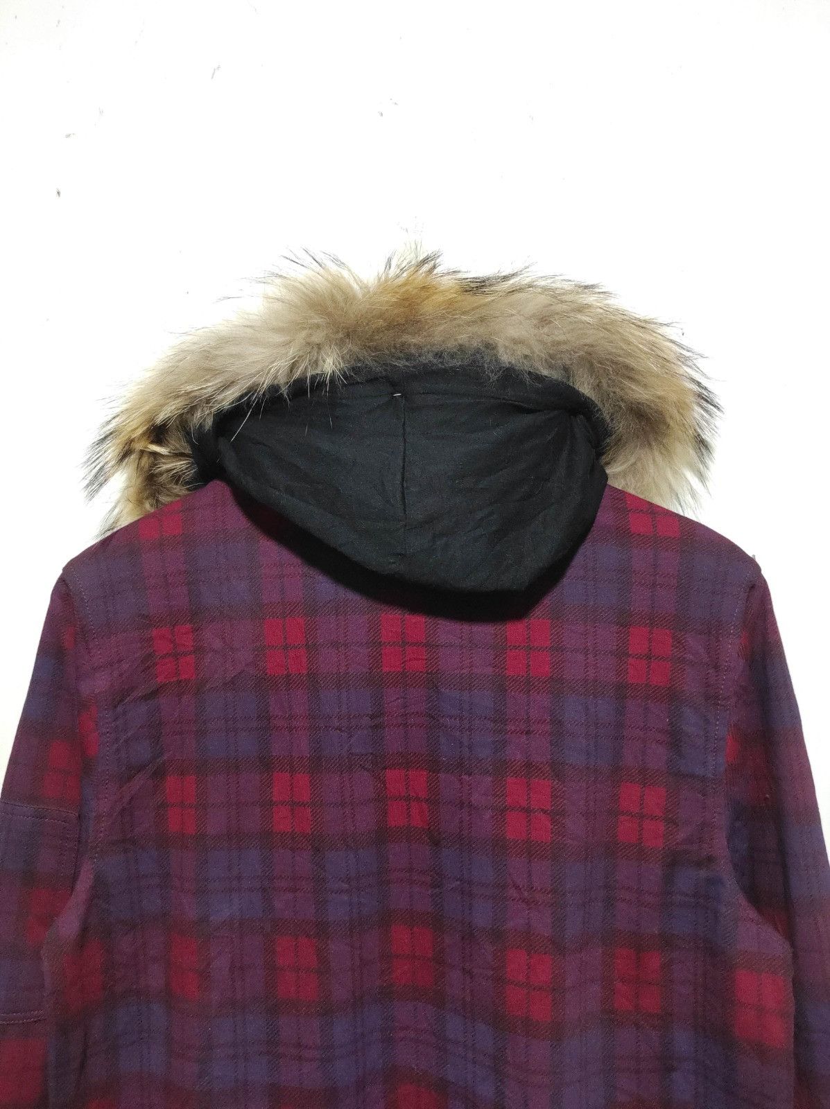 Hysteric Glamour Euroyal plaid zip fur hoodie Size US M / EU 48-50 / 2 - 13 Thumbnail