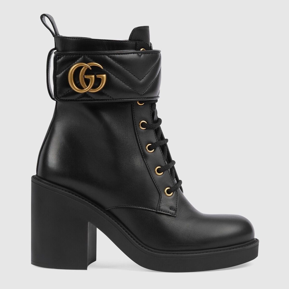 Gucci o1s1wg110125 Boots With Double G in Black Size US 6 / IT 36 - 1 Thumbnail