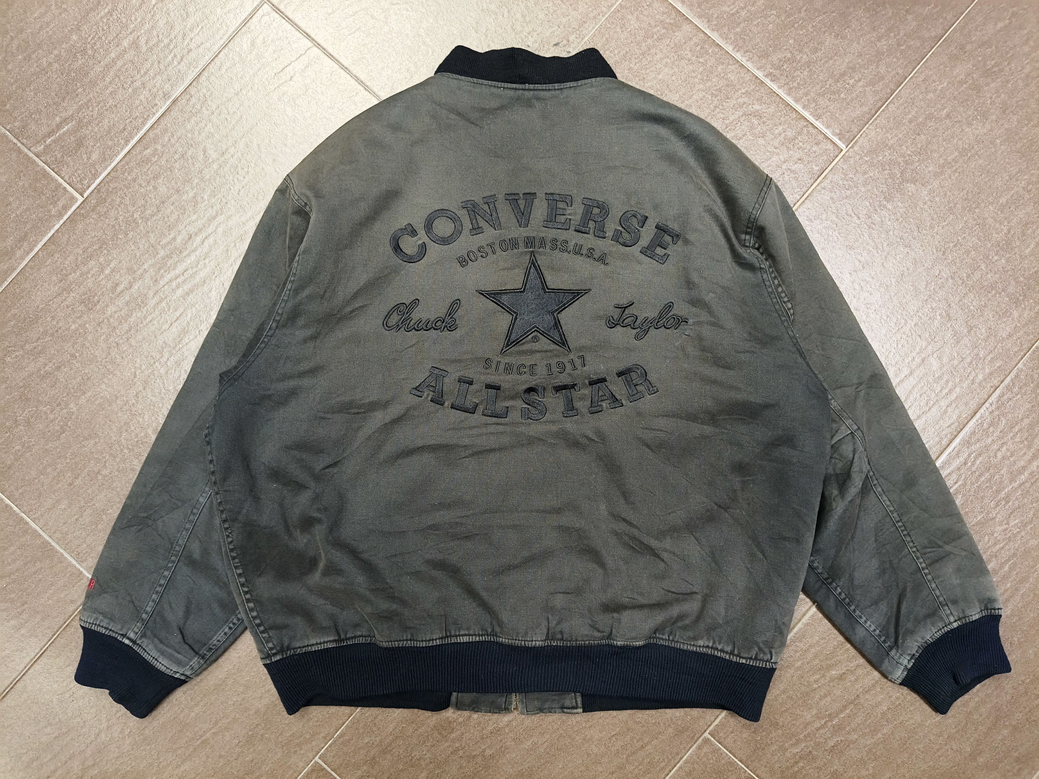 Converse Vintage Converse Boston Mass Bomber Jacket Size US XXL / EU 58 / 5 - 13 Thumbnail