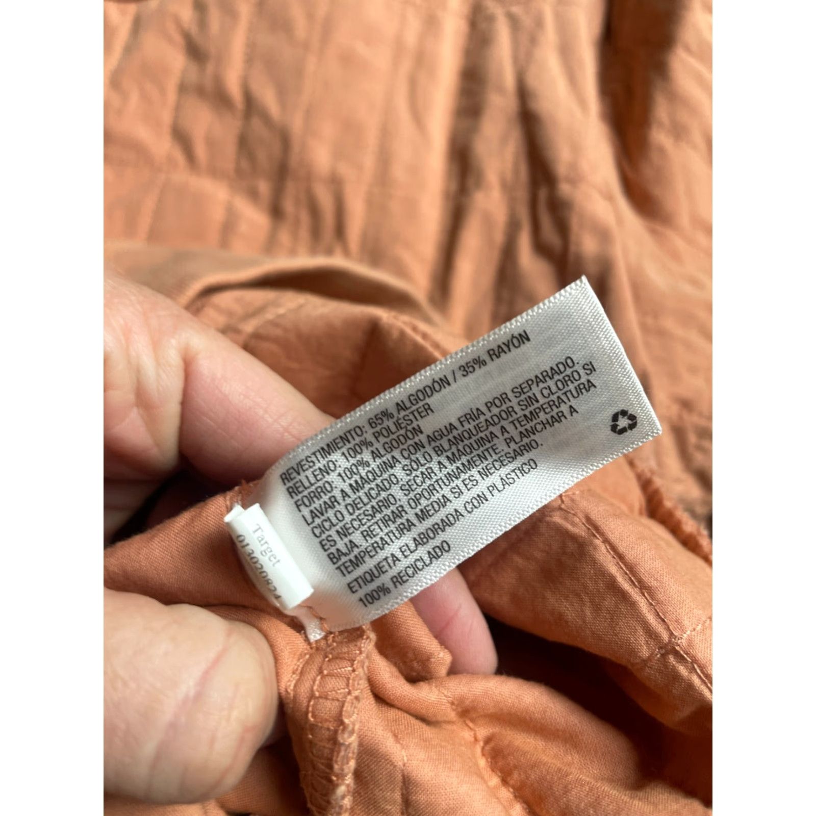 Vintage Universal Thread Sweater Women's Size XS Peach Quilted Pullover Size XS / US 0-2 / IT 36-38 - 7 Thumbnail