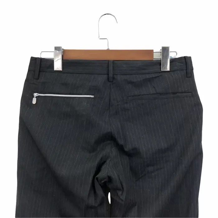 NANO universe Vtg NANO UNIVERSE JAPAN Striped Belt Zipper Pocket Pant Size 34" / US 12 / IT 48 - 2 Thumbnail