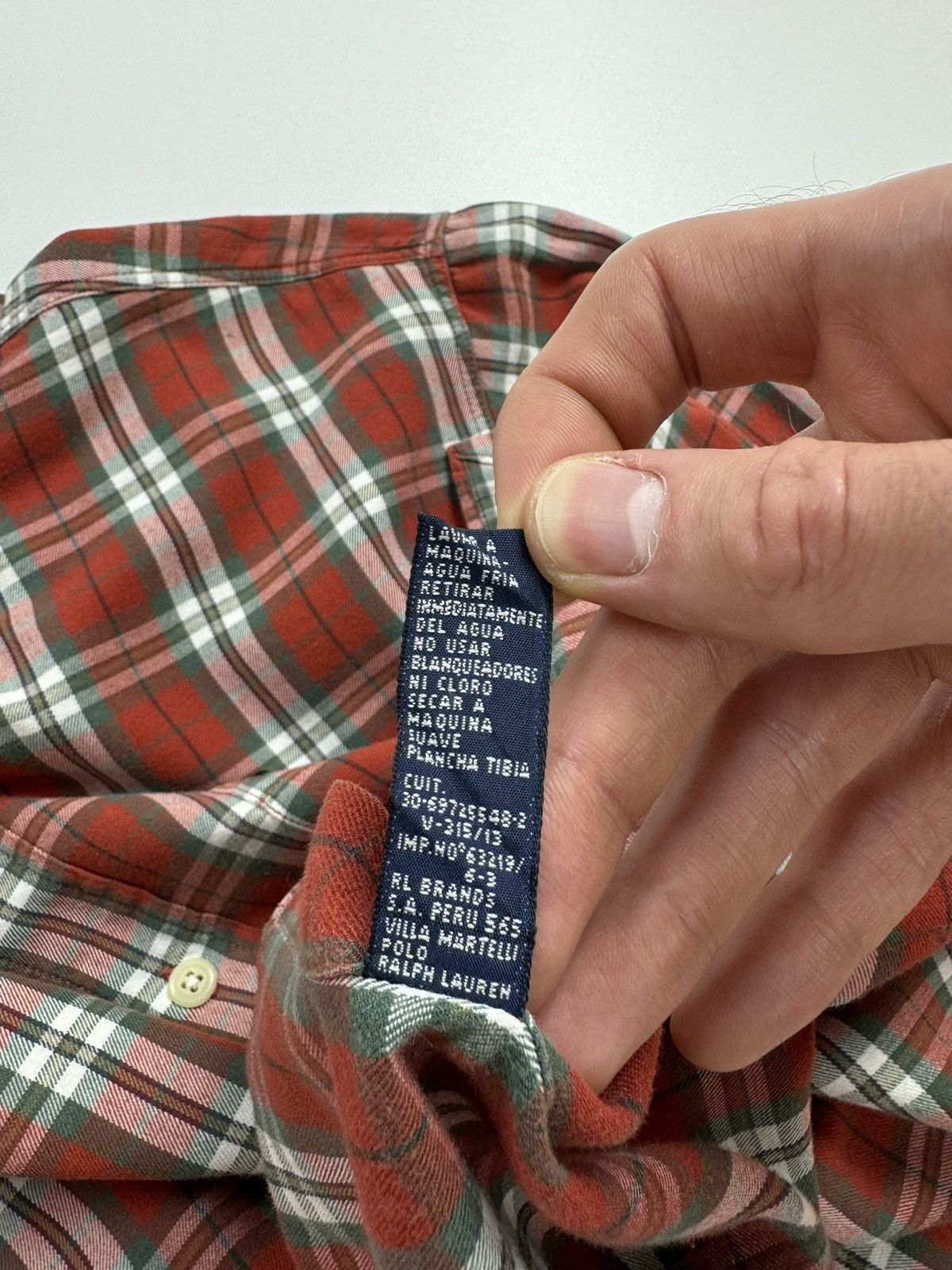 Other Ralph Laurent POLO SPORT Vintage Checkered Shirt Long sleeve Size US L / EU 52-54 / 3 - 12 Thumbnail