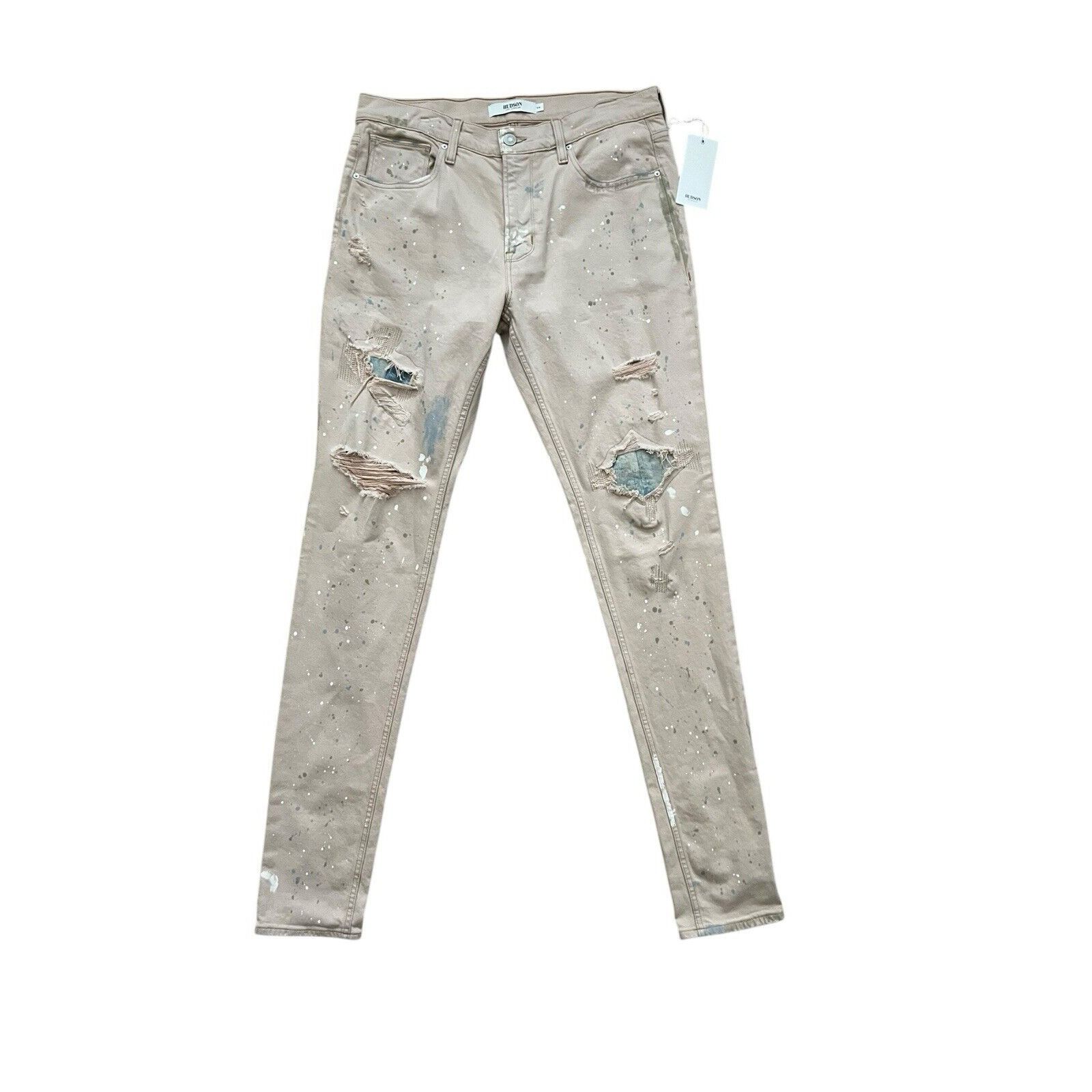 Hudson Hudson Zack Stacked Skinny Jeans Mens Denim $295 Size 34/36 Size US 34 / EU 50 - 1 Thumbnail