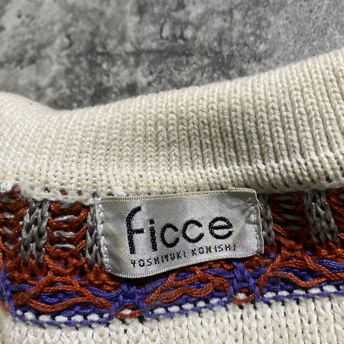 Yoshiyuki Konishi Yoshiyuki Konishi Ficce Designer Cnit Polo Japanese Designer Size US L / EU 52-54 / 3 - 6 Thumbnail