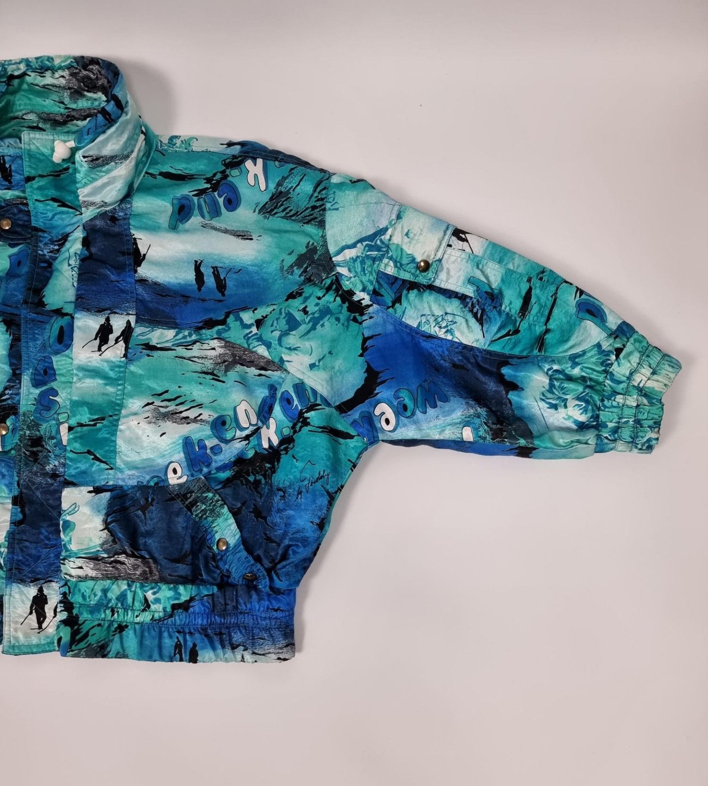 Japanese Brand × Vintage vintage cropped boxy bomber light jacket S M L womens Size S / US 4 / IT 40 - 15 Thumbnail
