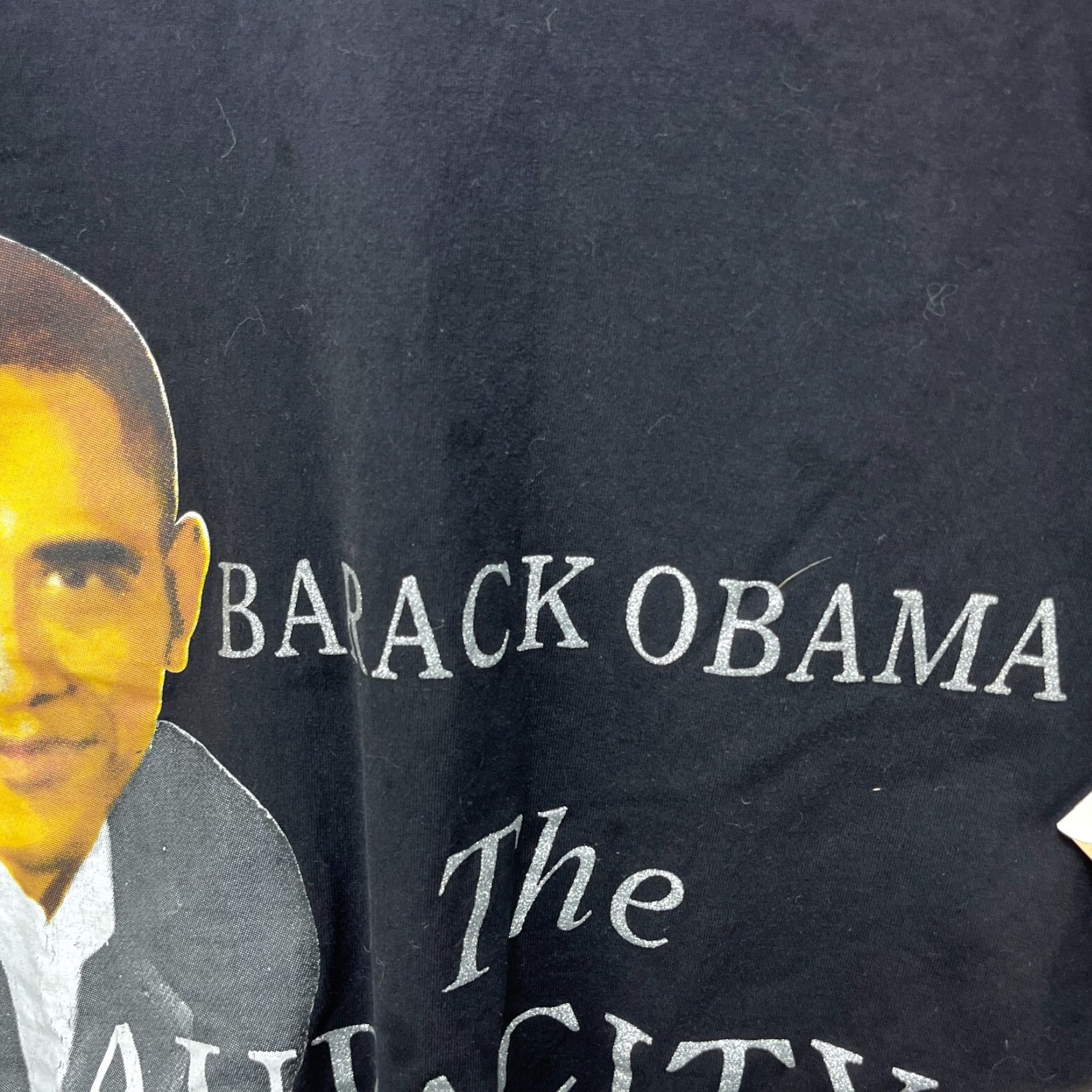 Vintage VINTAGE Barack Obama Dreams Come True T-Shirt 2XL Mens Short Sleeve Black Size US XXL / EU 58 / 5 - 7 Thumbnail