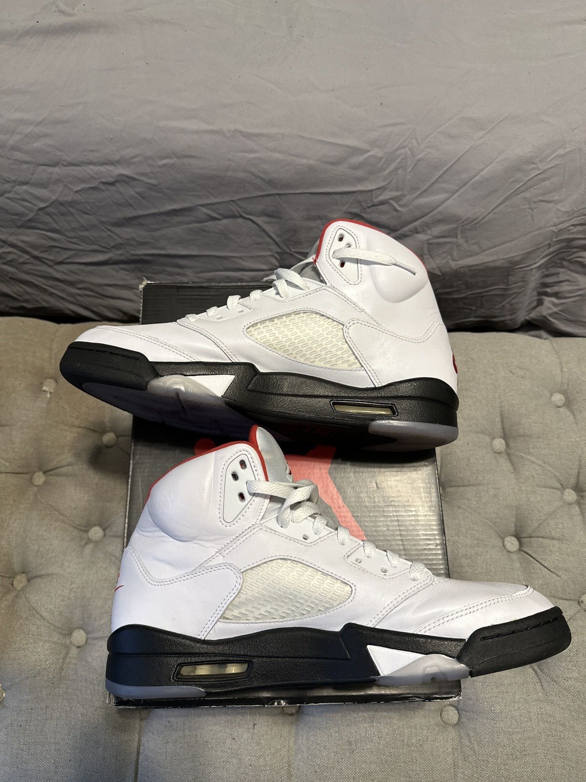 Jordan Brand Jordan Fire Red 5’s Size US 11.5 / EU 44-45 - 5 Thumbnail