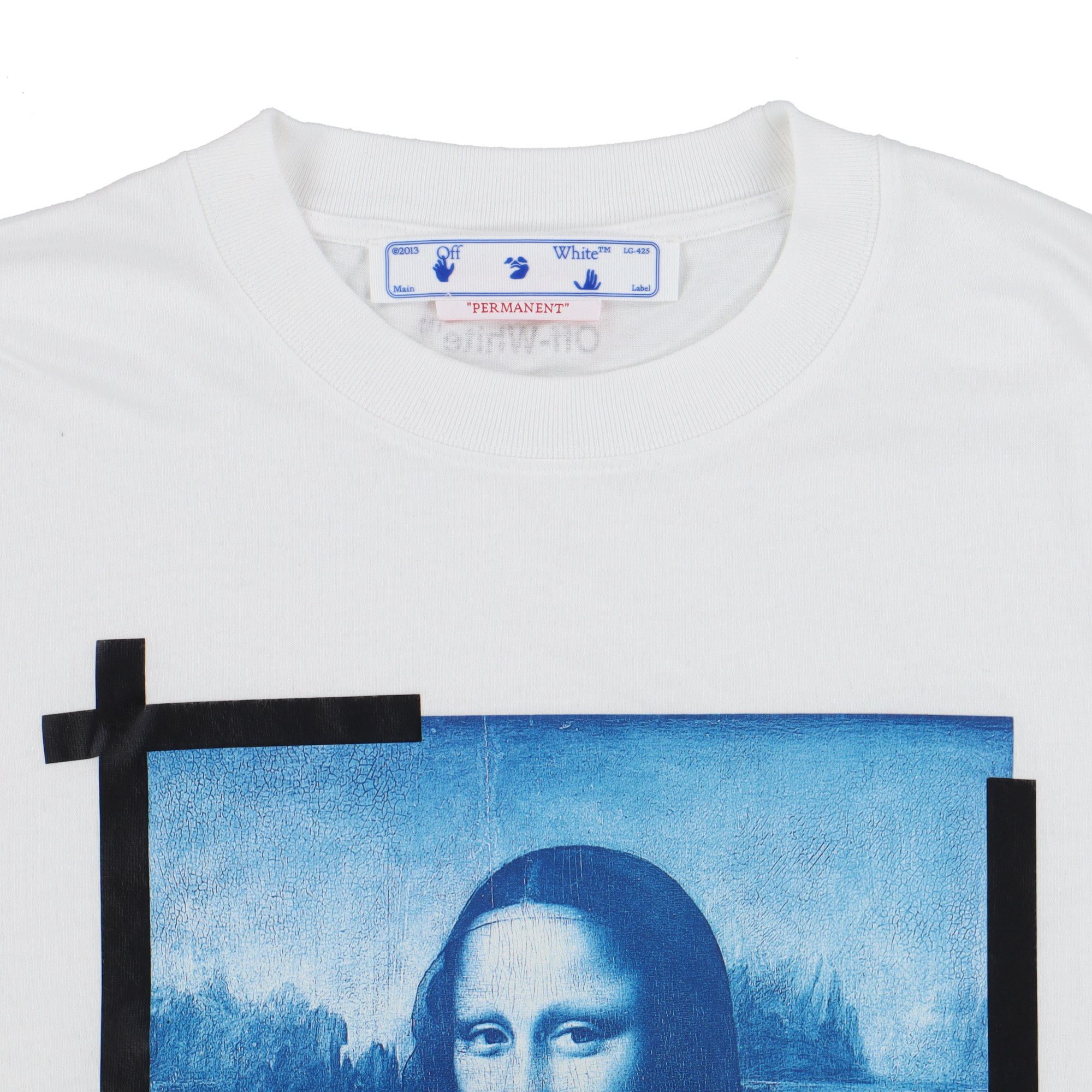 Off-White White Mona Lisa Logo T-shirt Size M / US 6-8 / IT 42-44 - 5 Thumbnail