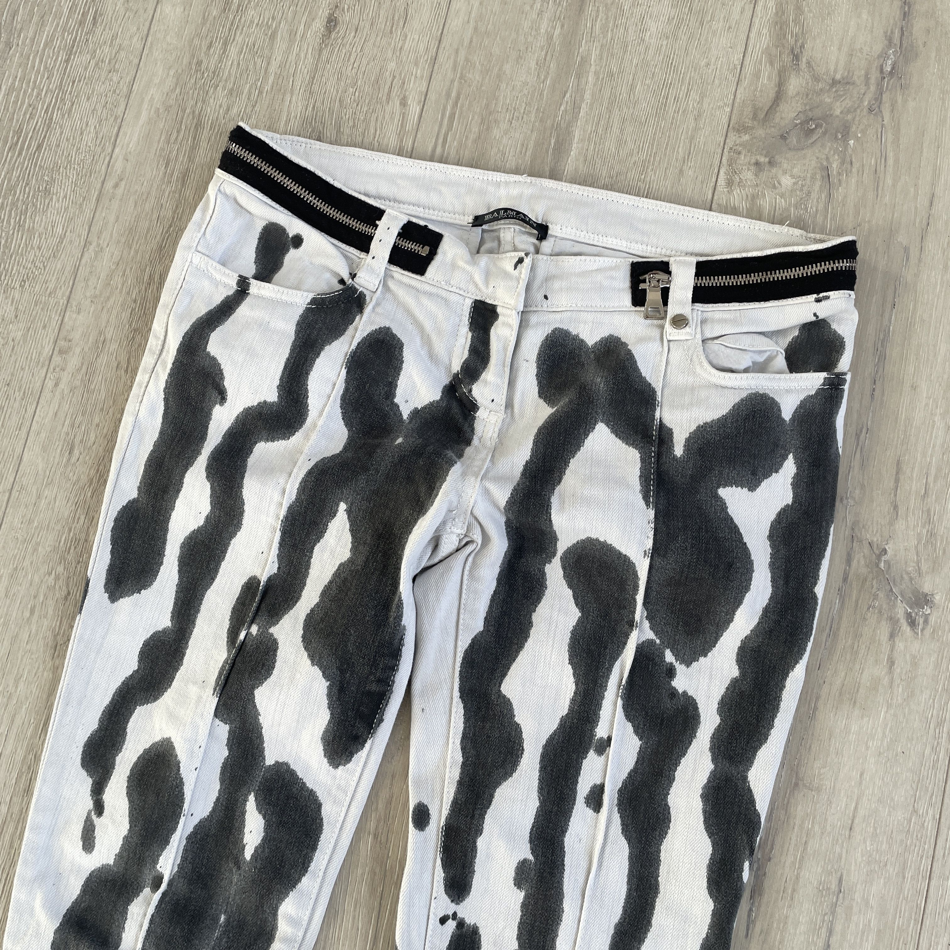 Balmain Balmain SS11 runway painter jeans Size 28" / US 6 / IT 42 - 3 Thumbnail