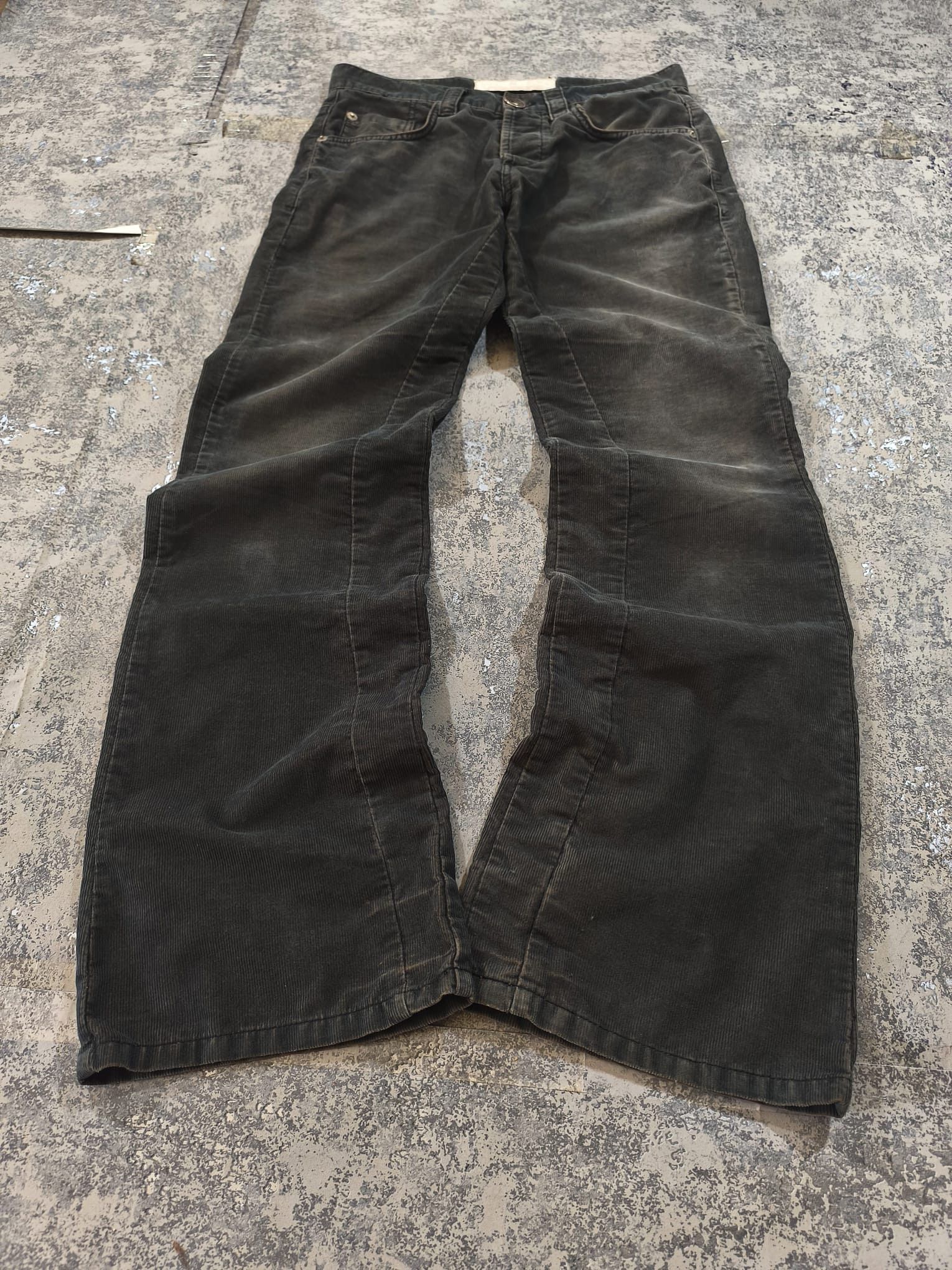 Other insane faded corduroy fishbone bootcut flares Size 31" - 1 Thumbnail