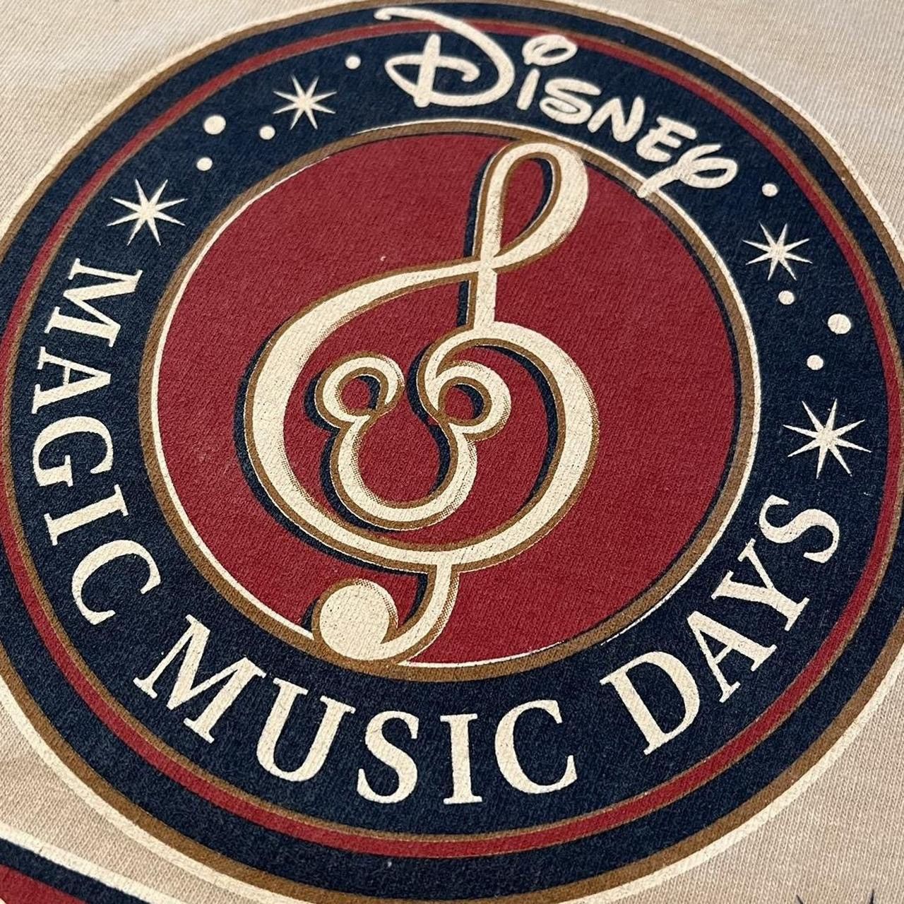 Disney × Mickey Mouse × Vintage Vintage Walt Disney World Magic Music Days Mickey Tshirt Size US M / EU 48-50 / 2 - 3 Thumbnail