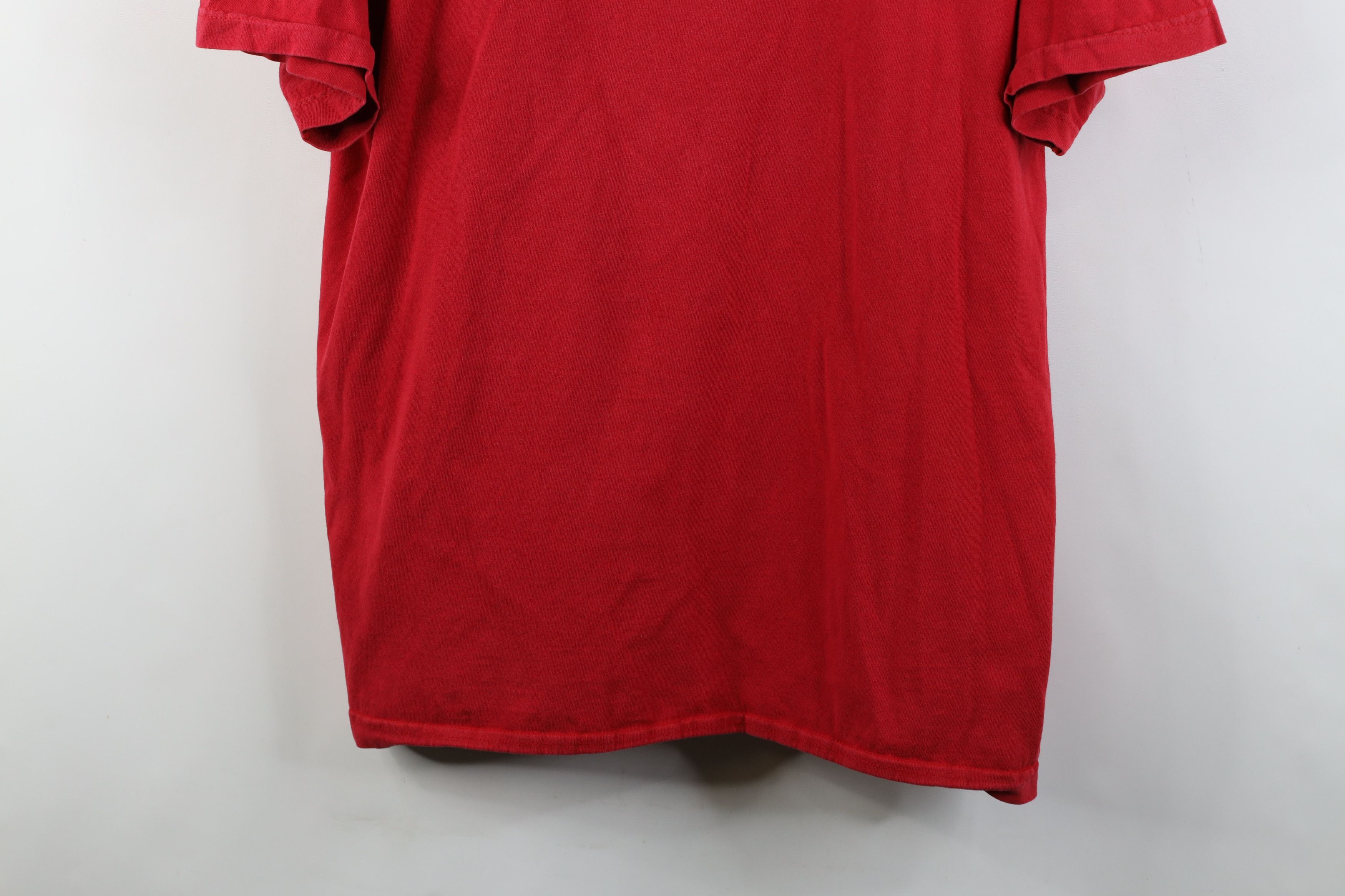 Nike Vintage Y2K Nike Scott Big Swoosh Spell Out T-Shirt Red Size US XL / EU 56 / 4 - 3 Thumbnail