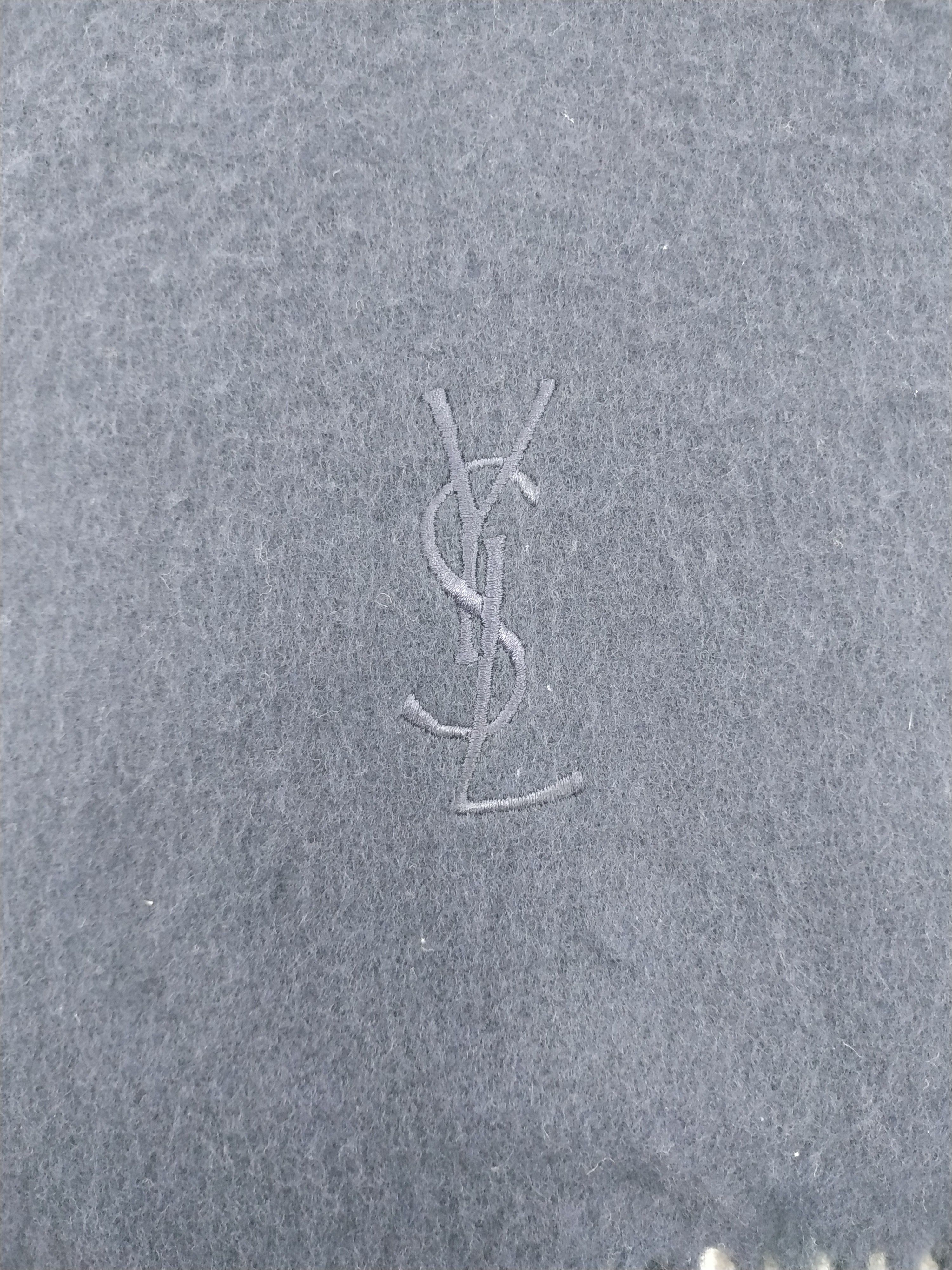 Yves Saint Laurent Vintage Yves Saint Lauren Wool Scarf/Muffler/Neckwear MF172 Size ONE SIZE - 6 Thumbnail